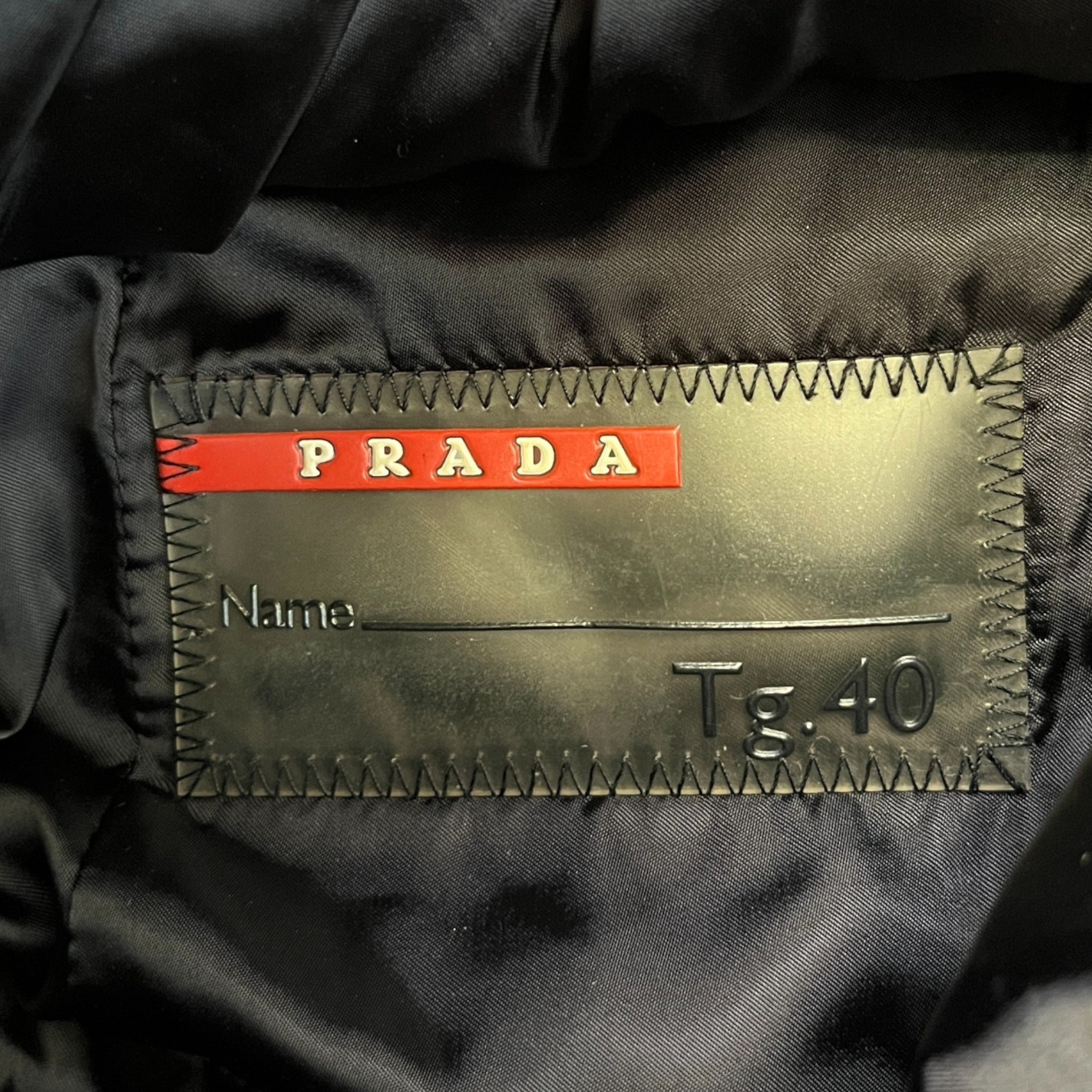 Women's Plaque Logo Down Jacket Black Size IT 40 / UK 8