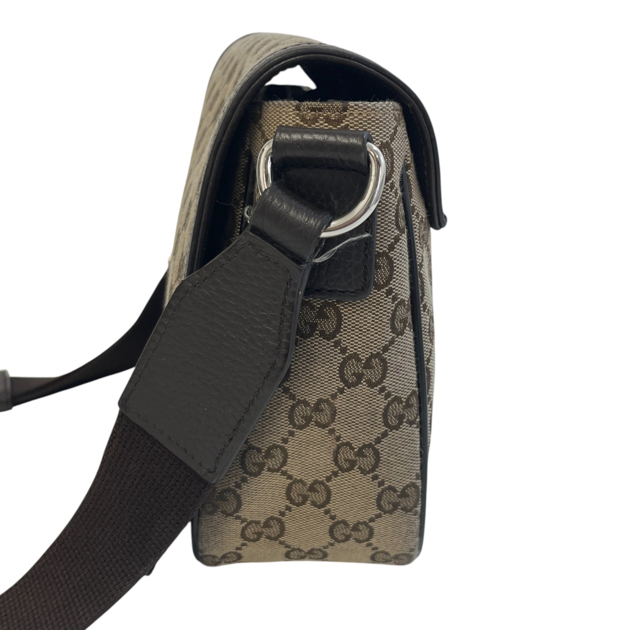 Men's Gg Supreme Messenger Bag Beige