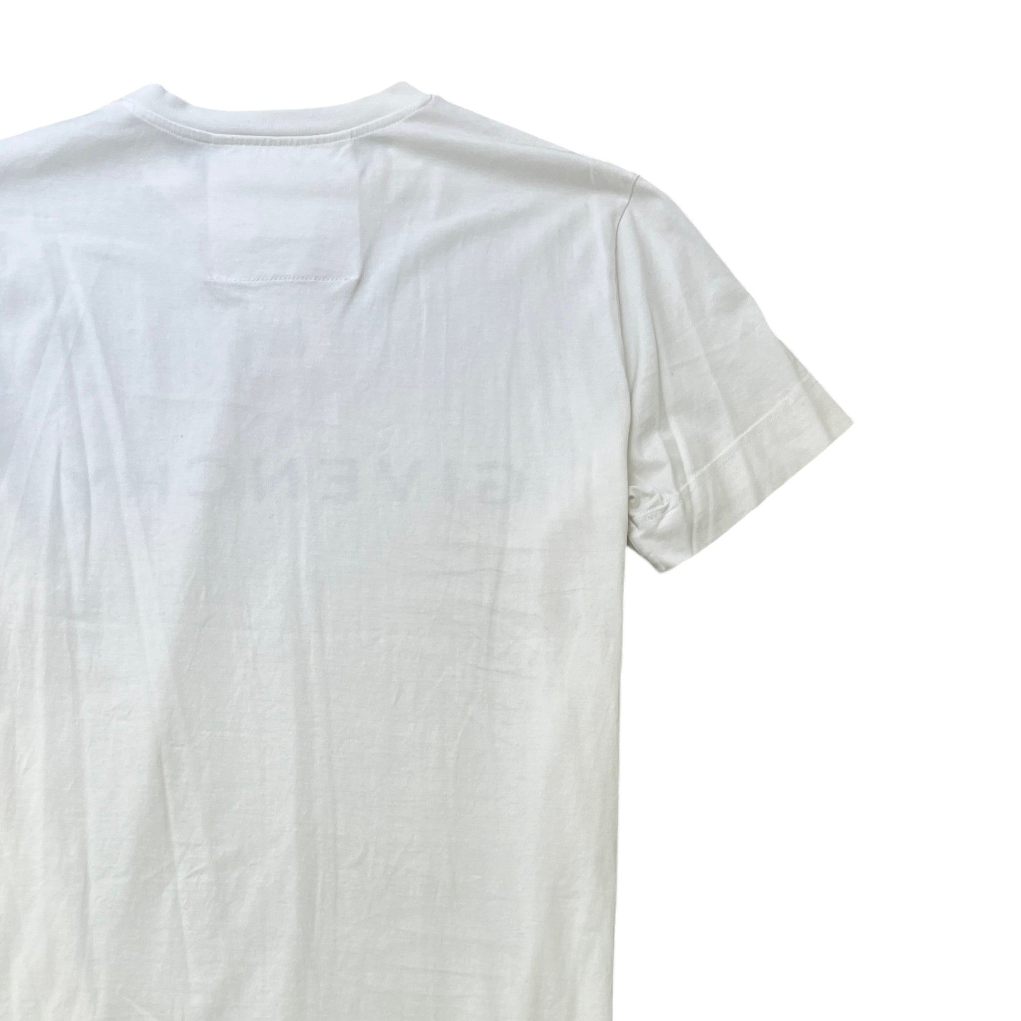 Men's Logo Print T-Shirt White Size L