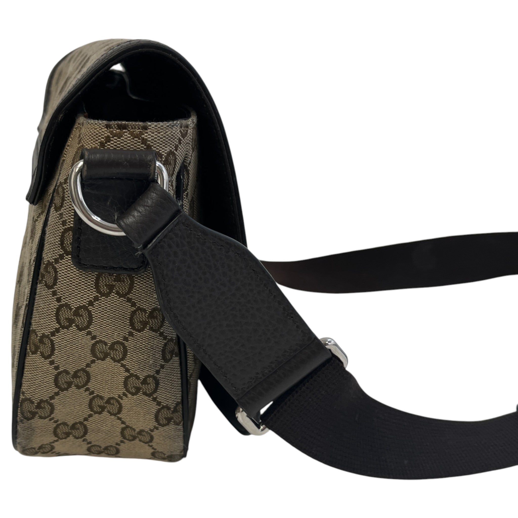 Men's Gg Supreme Messenger Bag Beige