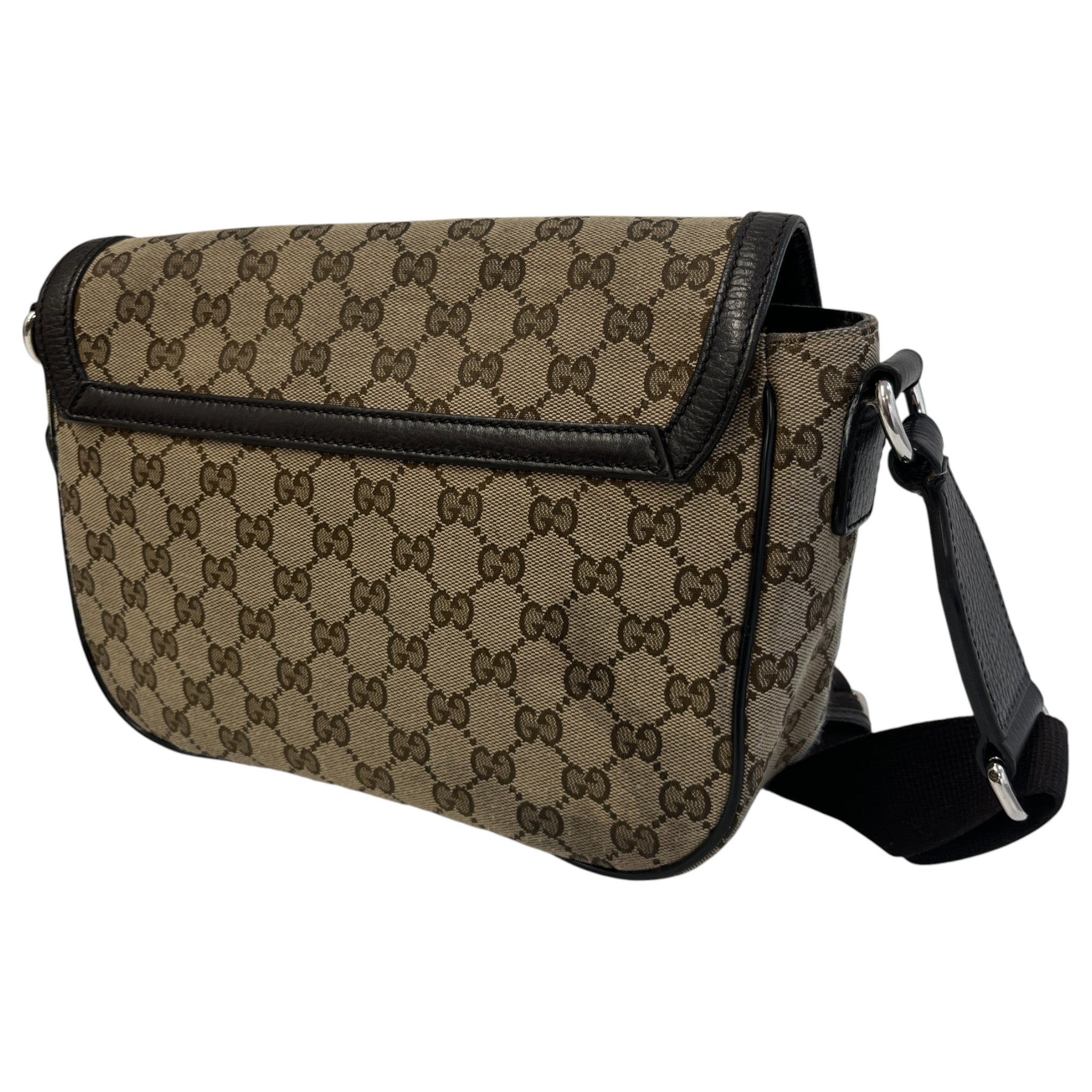 Men's Gg Supreme Messenger Bag Beige