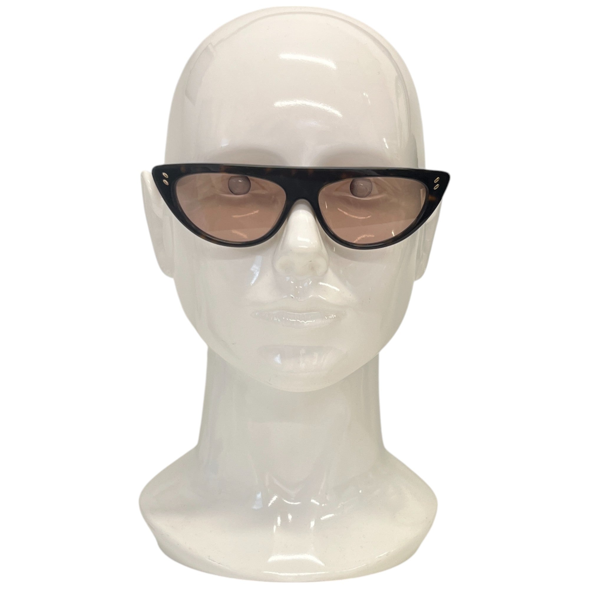 Women's Cat Eye Logo Sunglasses Brown