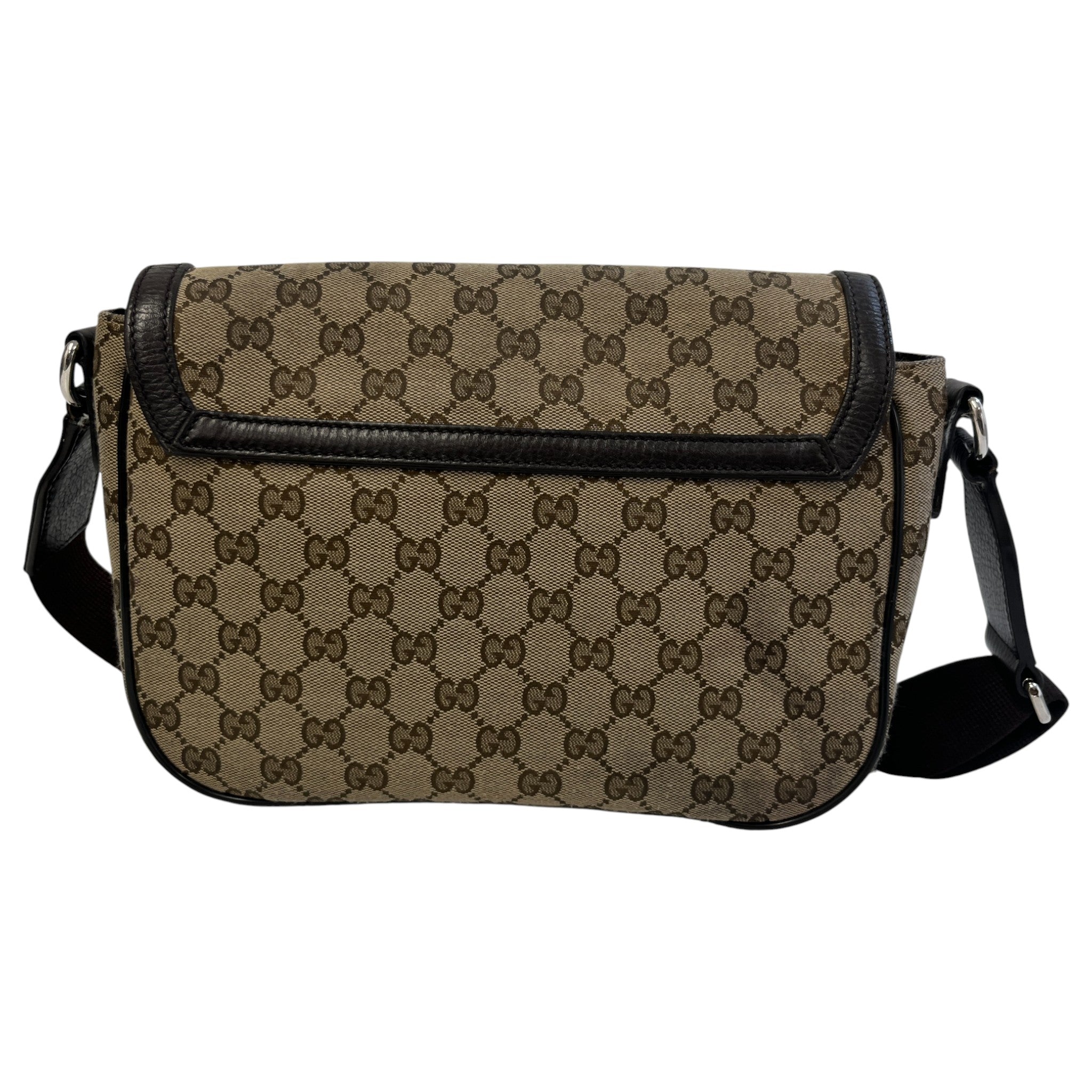 Men's Gg Supreme Messenger Bag Beige