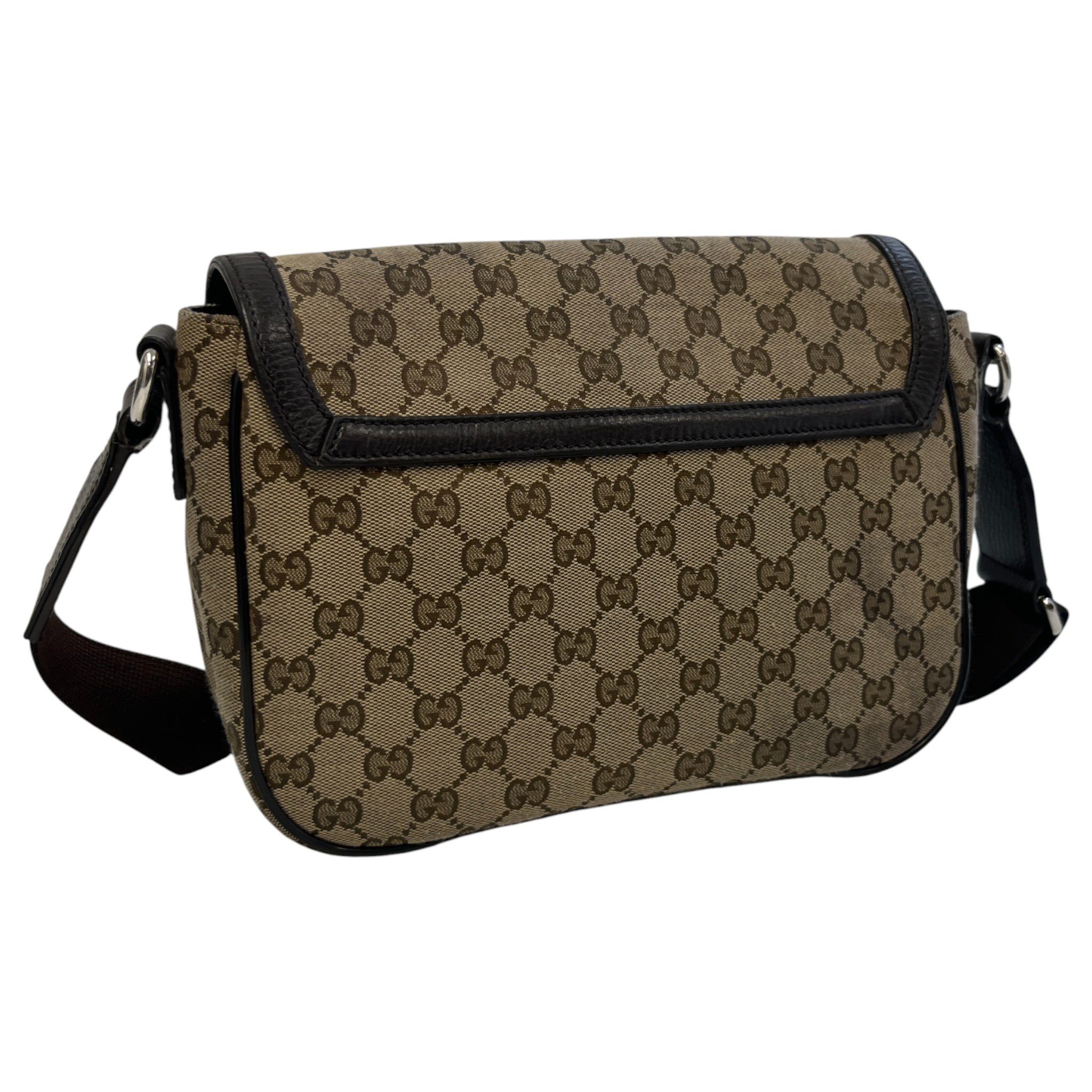 Men's Gg Supreme Messenger Bag Beige