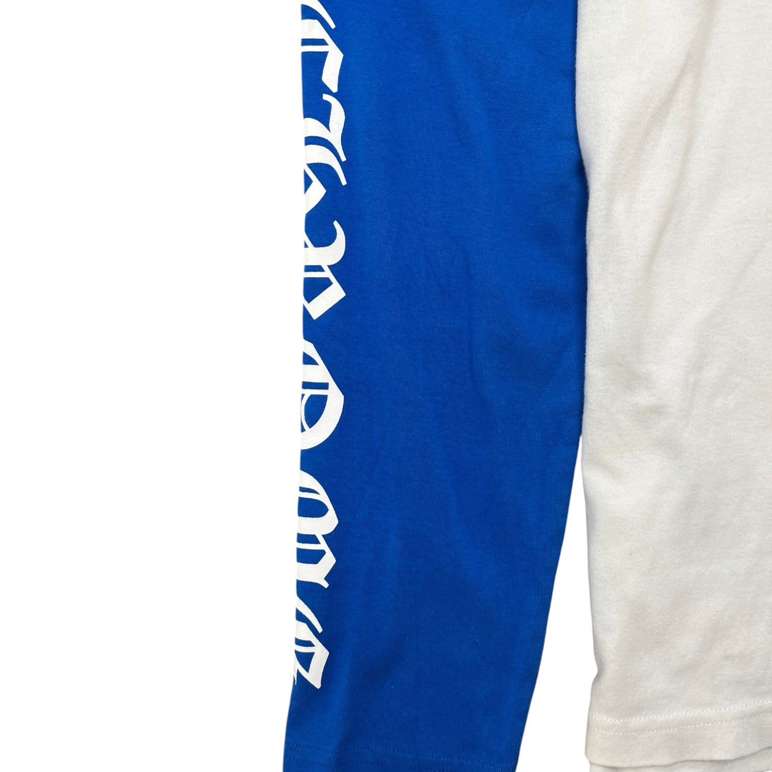Men's Horseshoe Baseball Long Sleeve T-Shirt White Size XXL