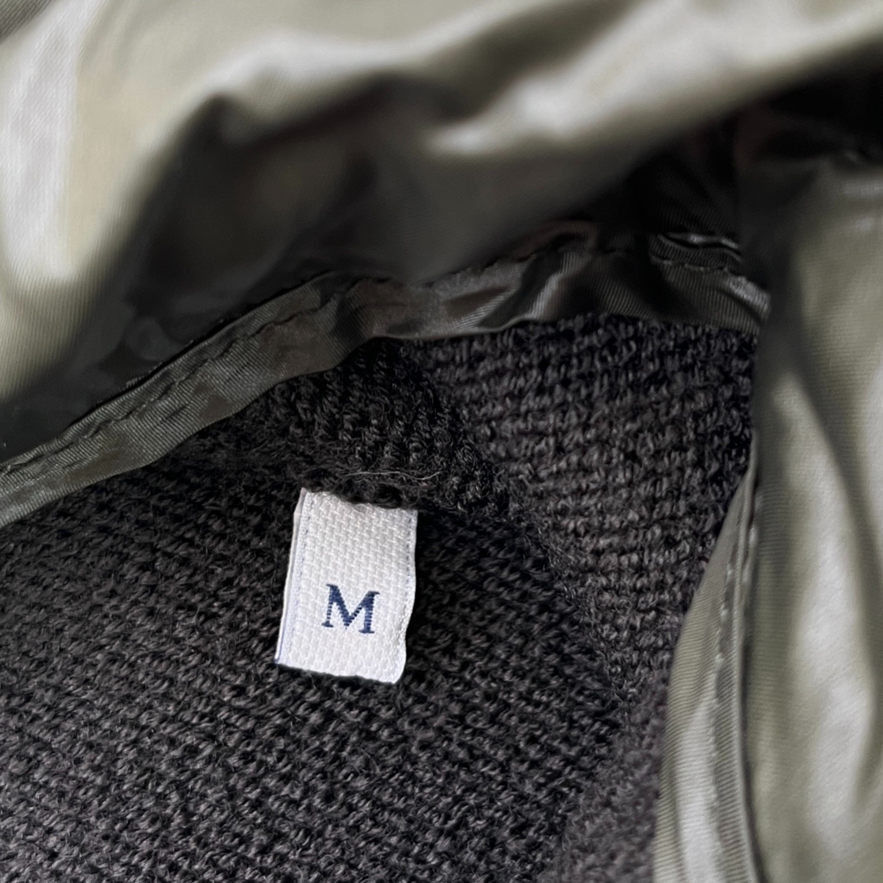 Men's Grenoble Maglione Tricot Jacket Khaki Size M