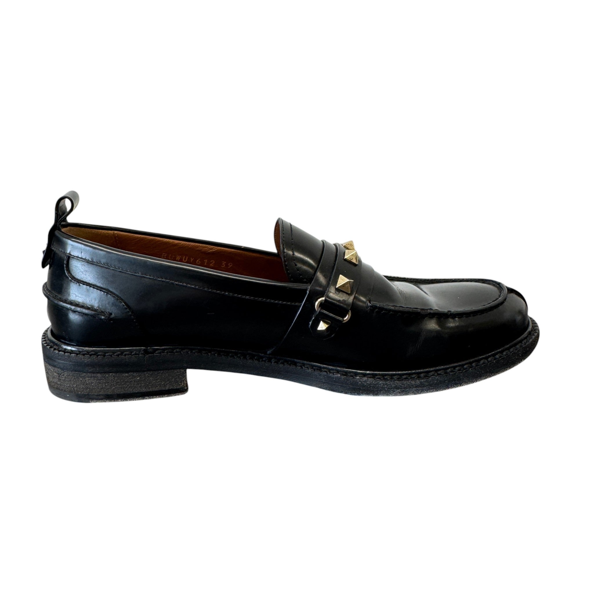 Women's Rockstud Loafers Black Size EU 39 / UK 6