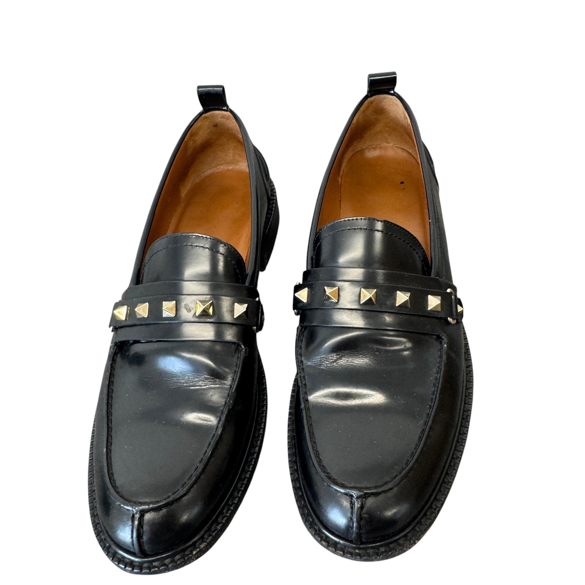 Women's Rockstud Loafers Black Size EU 39 / UK 6