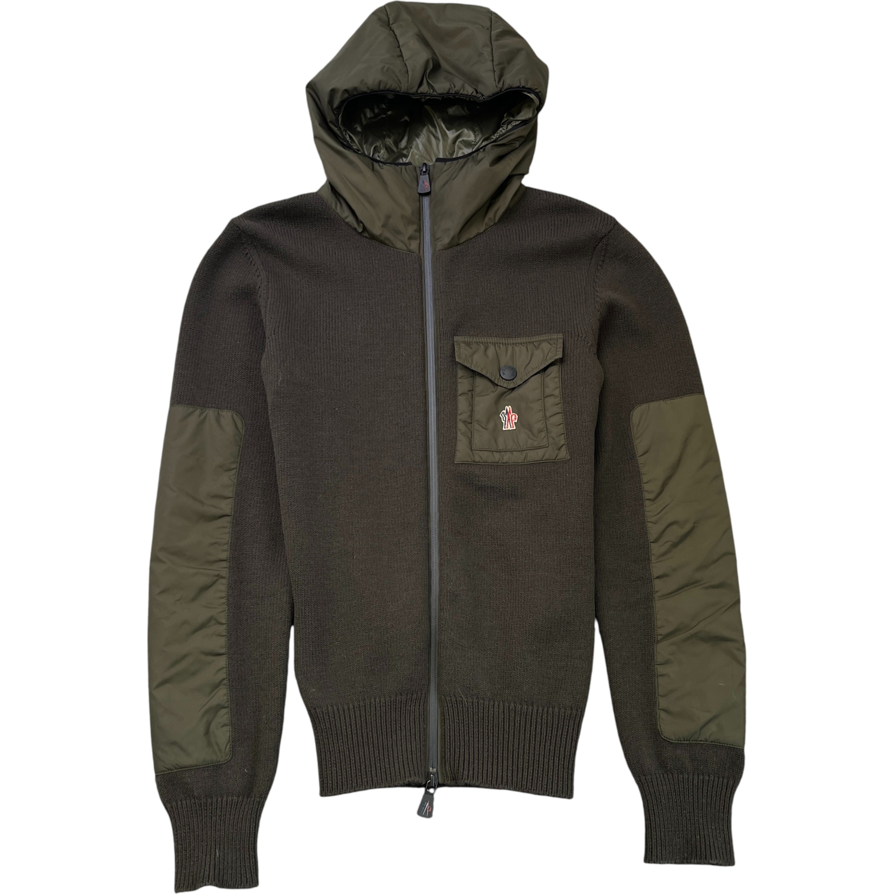 Men's Grenoble Maglione Tricot Jacket Khaki Size M