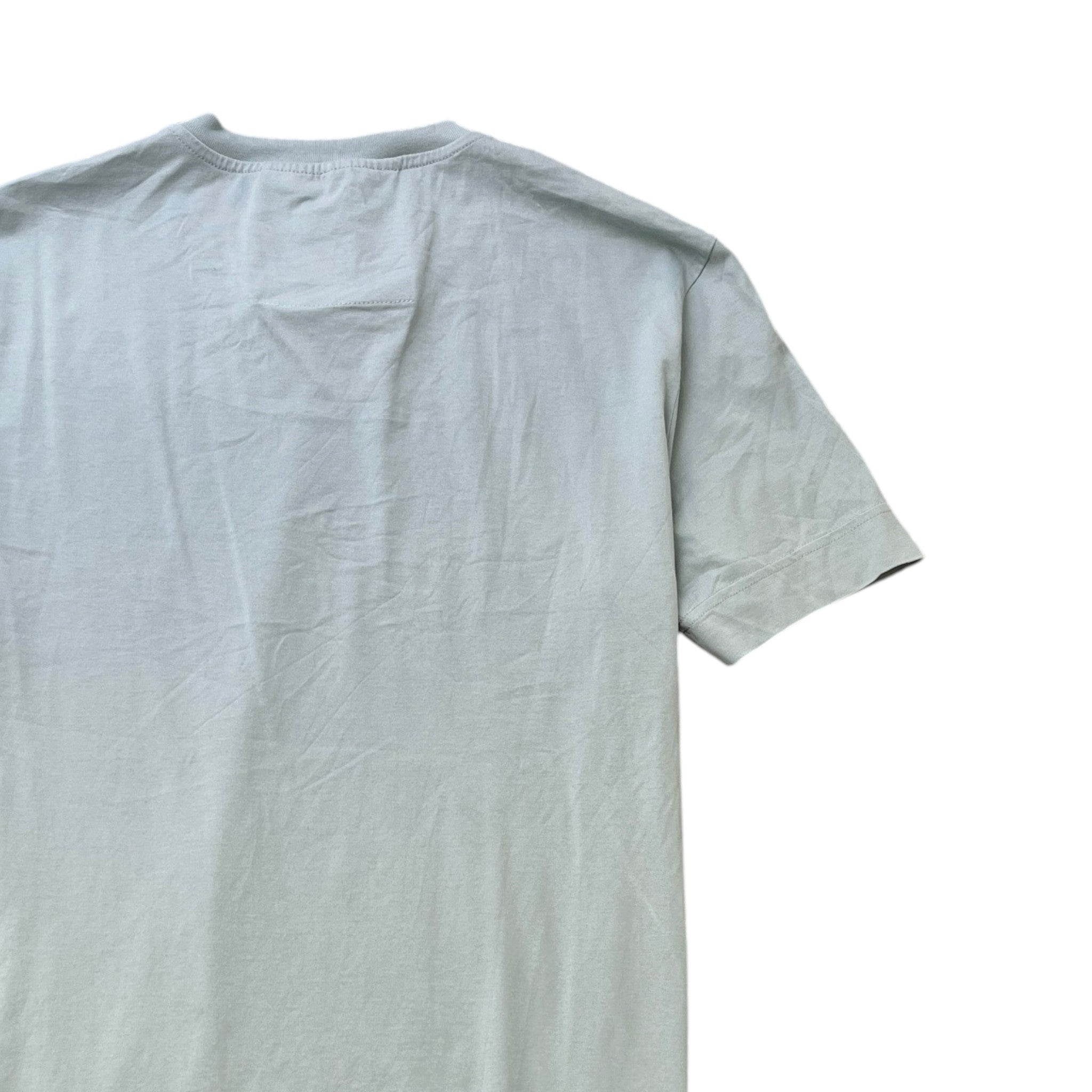 Men's Logo Print T-Shirt Blue Size L