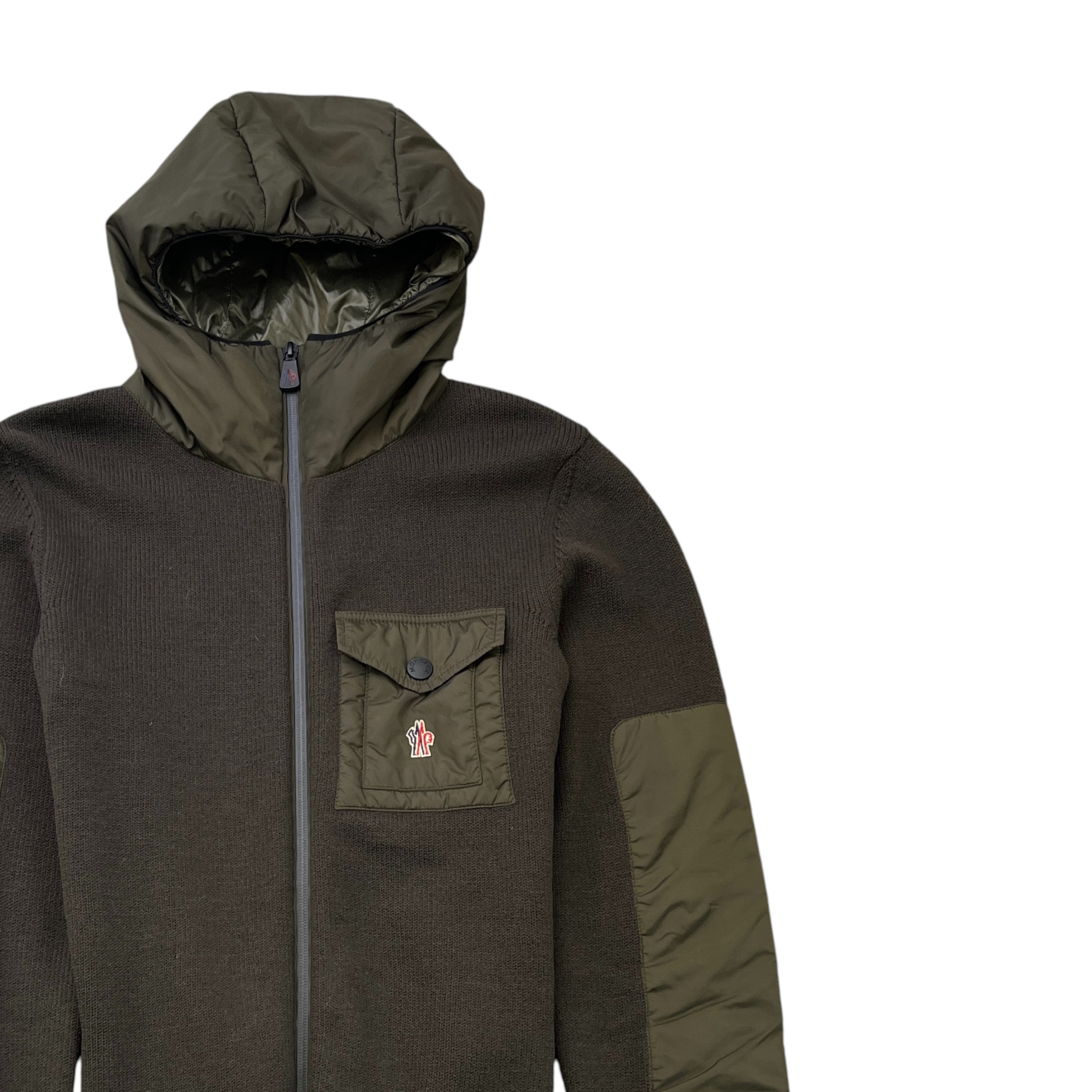 Men's Grenoble Maglione Tricot Jacket Khaki Size M