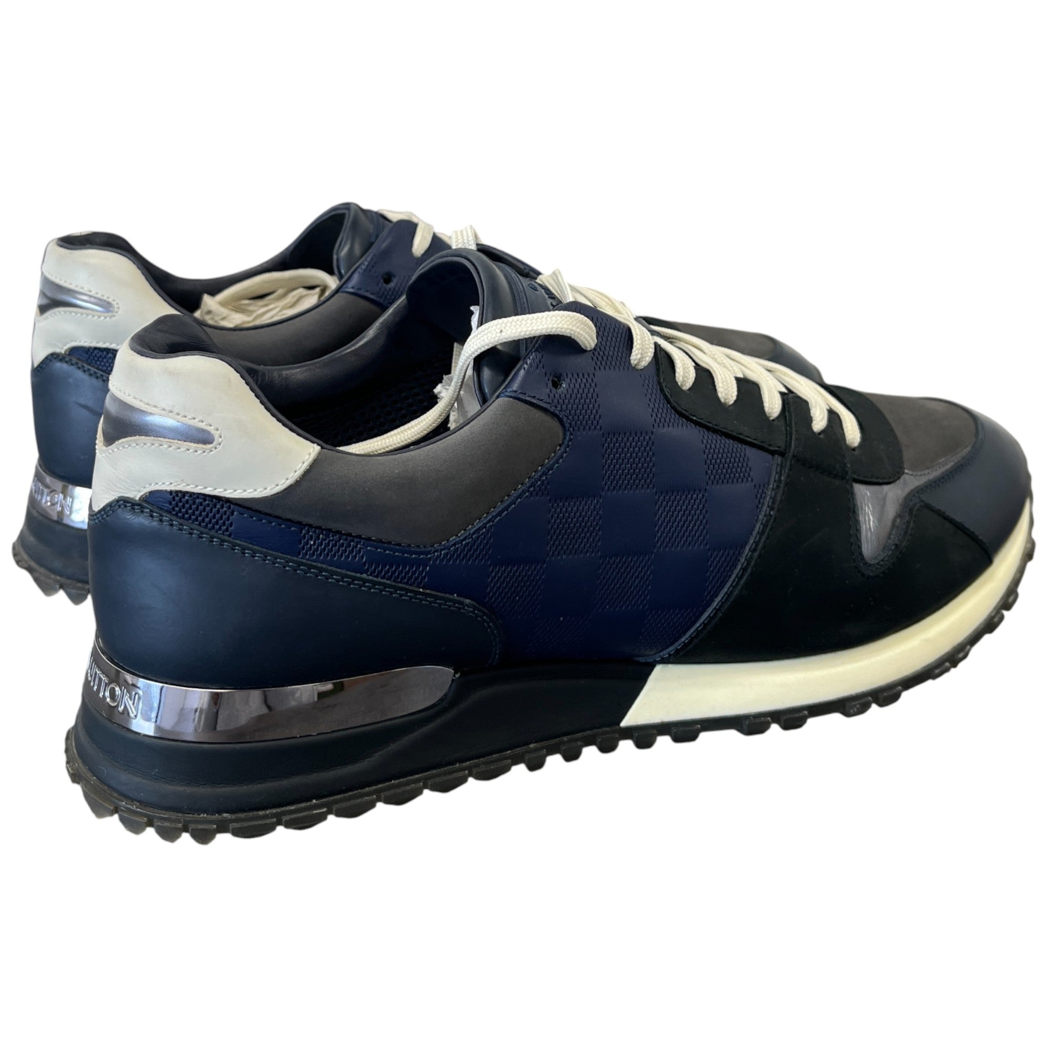 Men's Run Away Low Trainers Navy Size EU 42.5 / UK 8.5