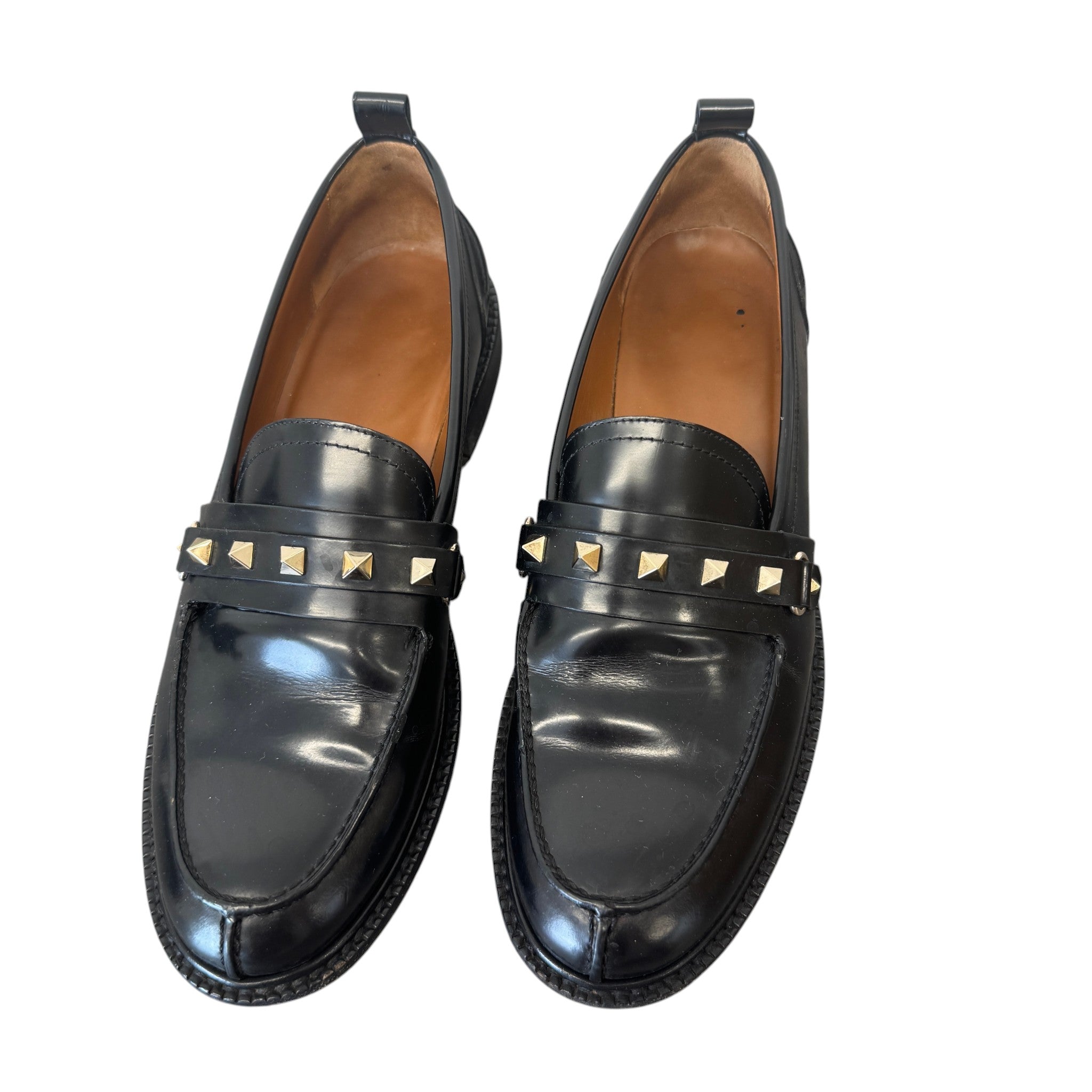 Women's Rockstud Loafers Black Size EU 39 / UK 6