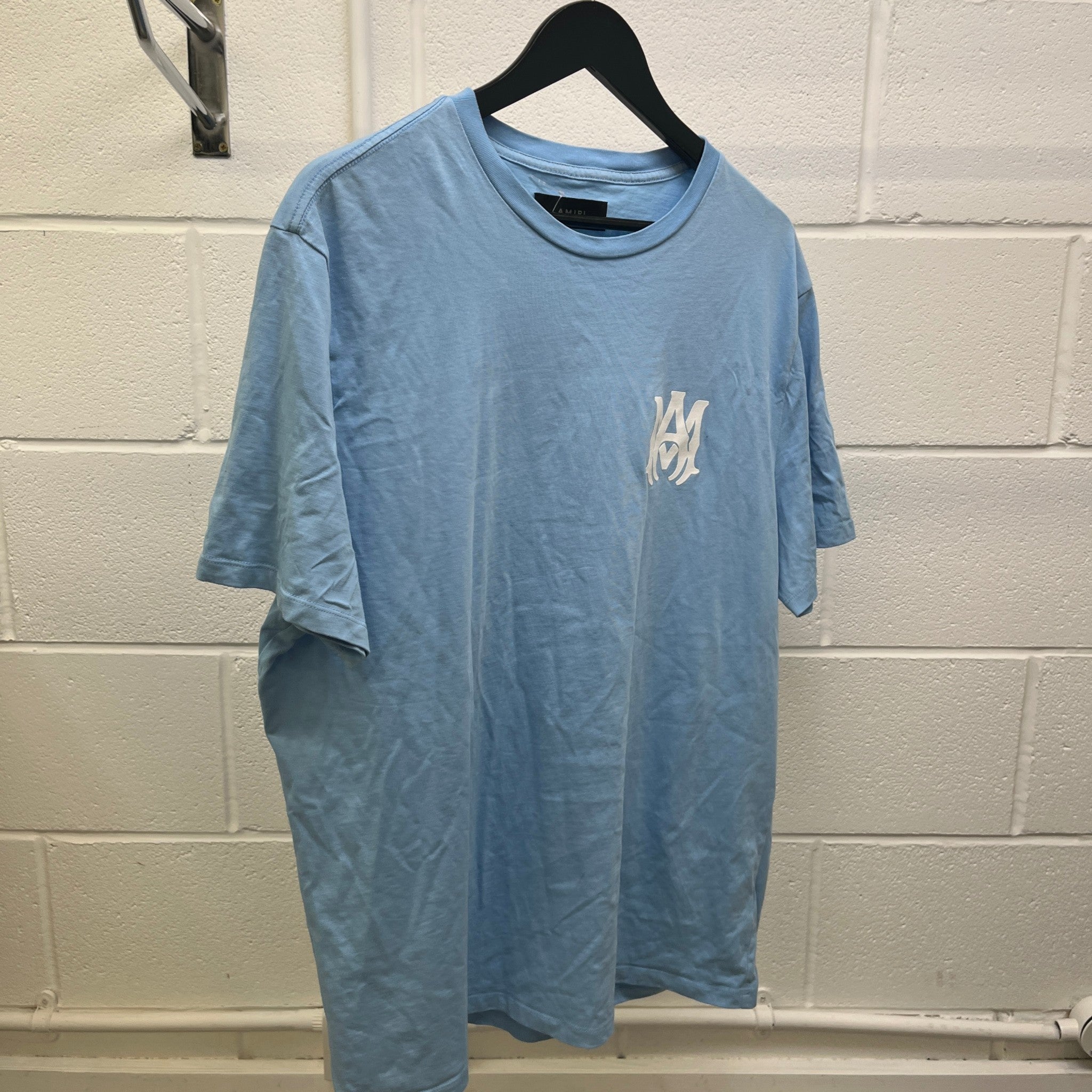 Men's Ma Logo T-Shirt Blue Size XXL