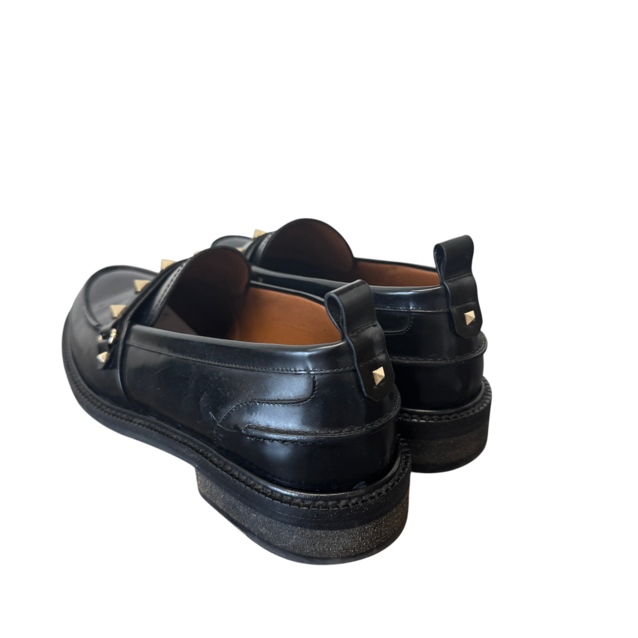 Women's Rockstud Loafers Black Size EU 39 / UK 6