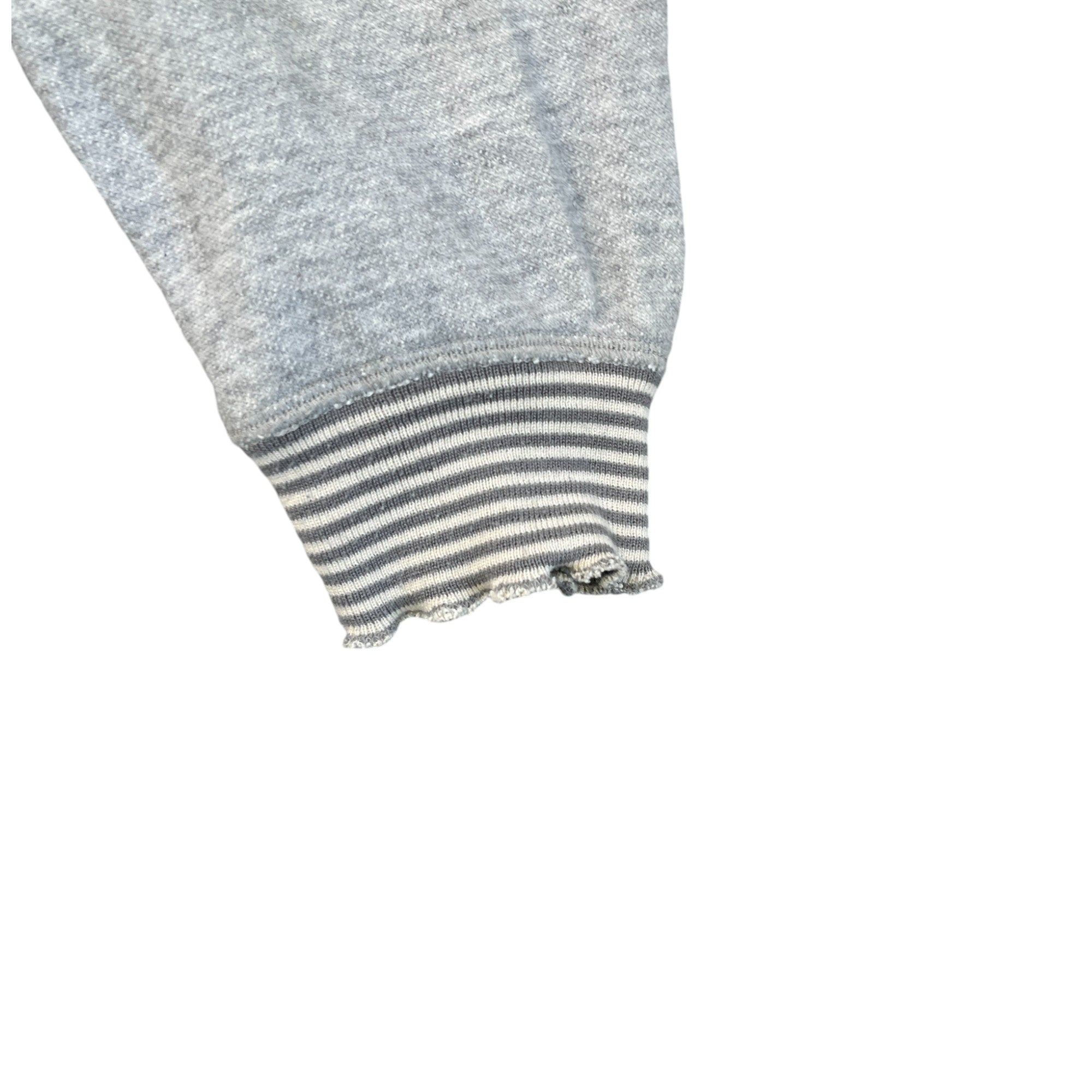 Men's Distressed Logo Sweatshirt Grey Size IT 52 / UK XL