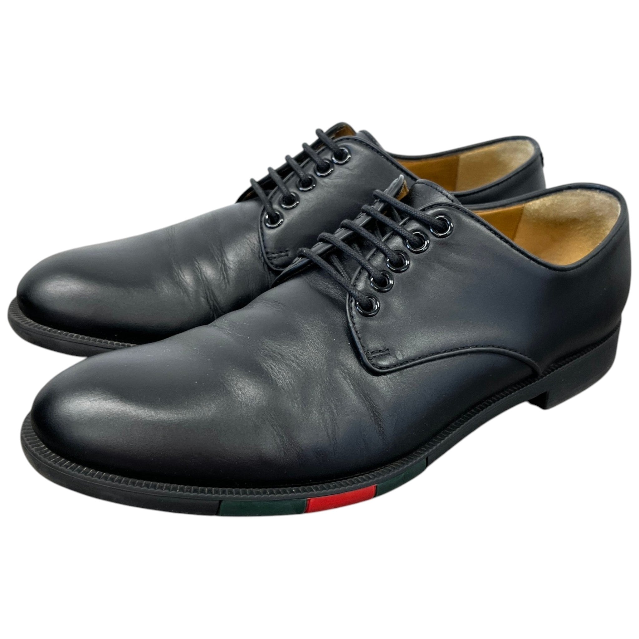 Men's Derby Web Loafers Black Size EU 40.5 / UK 6.5
