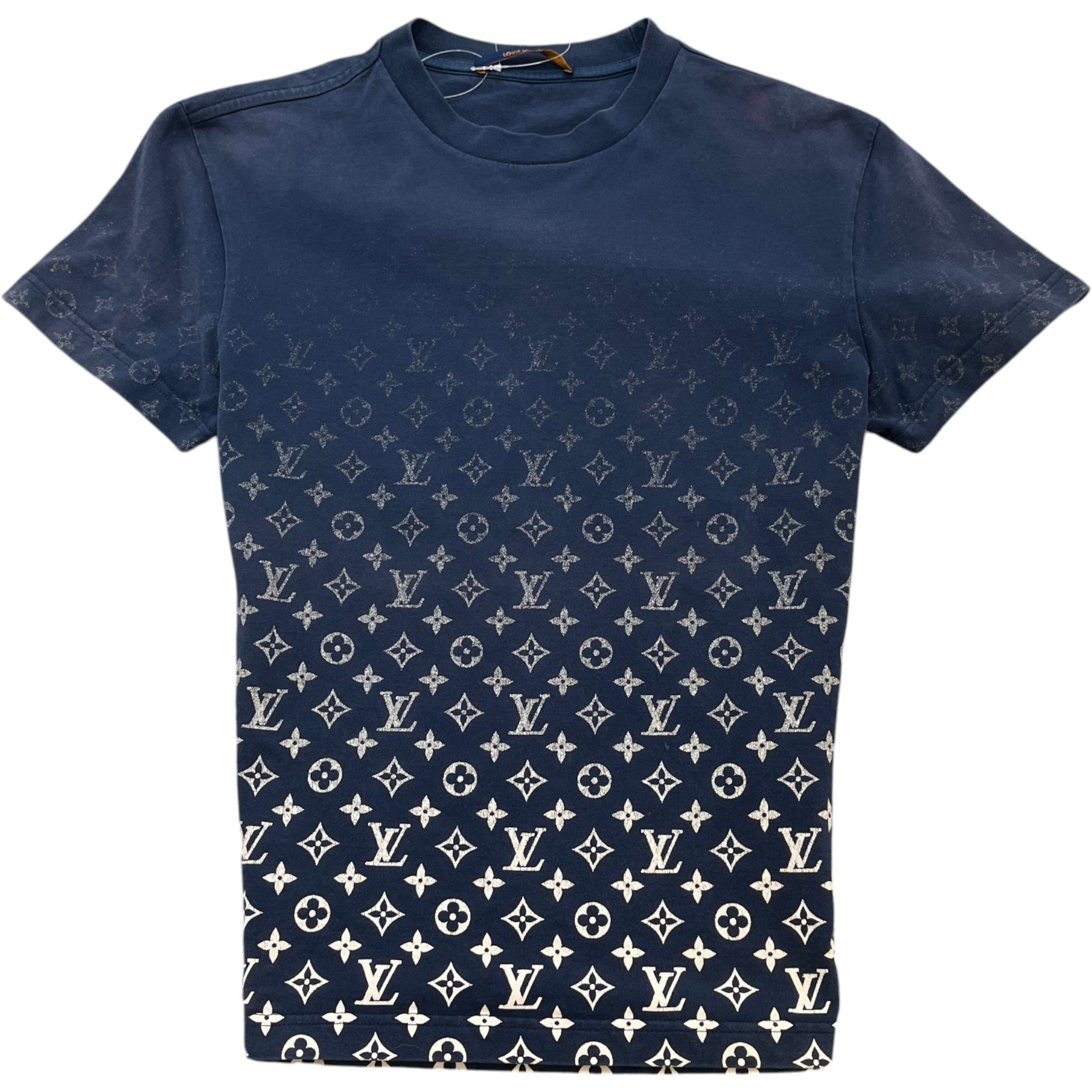 Men's Monogram Gradient T-Shirt Navy Size XS