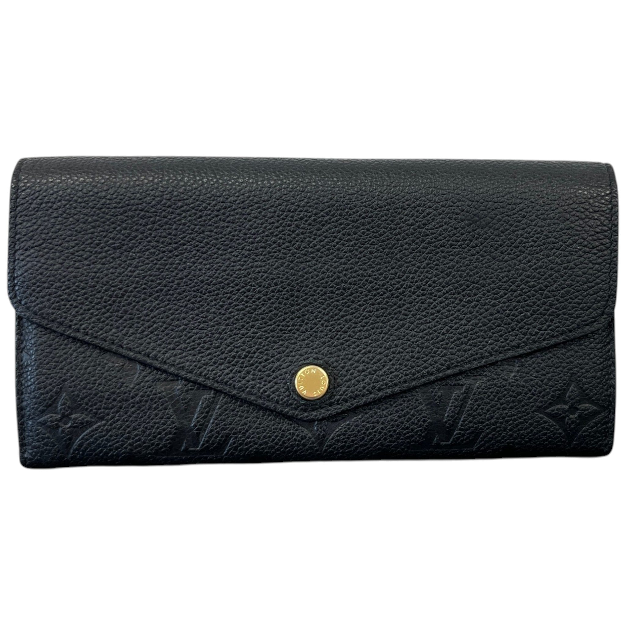 Women's Monogram Empreinte Sarah Wallet Black