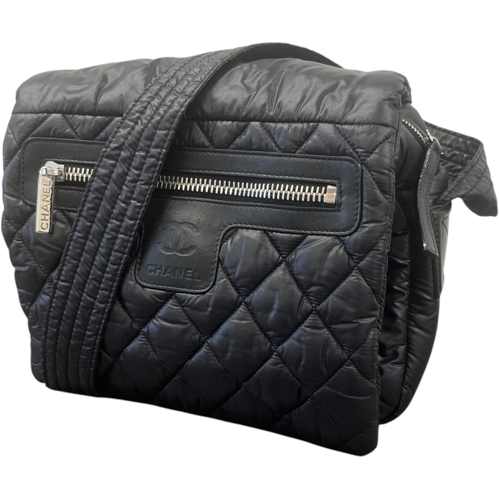 Women's Medium Coco Cocoon Messenger Bag Black