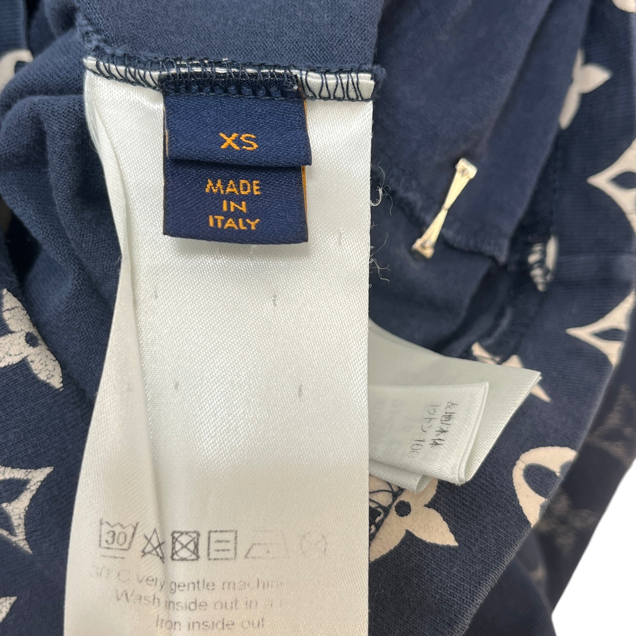 Men's Monogram Gradient T-Shirt Navy Size XS