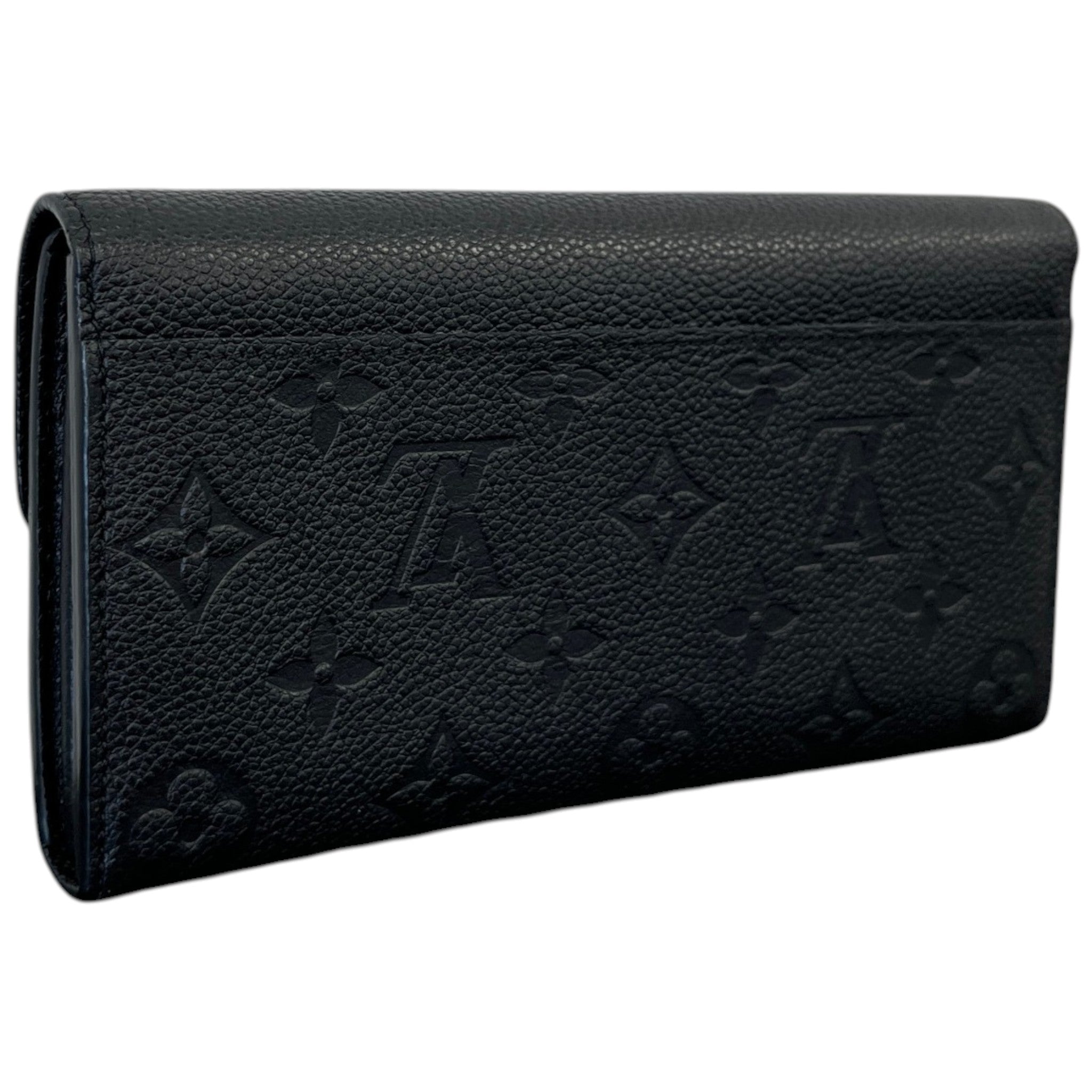 Women's Monogram Empreinte Sarah Wallet Black