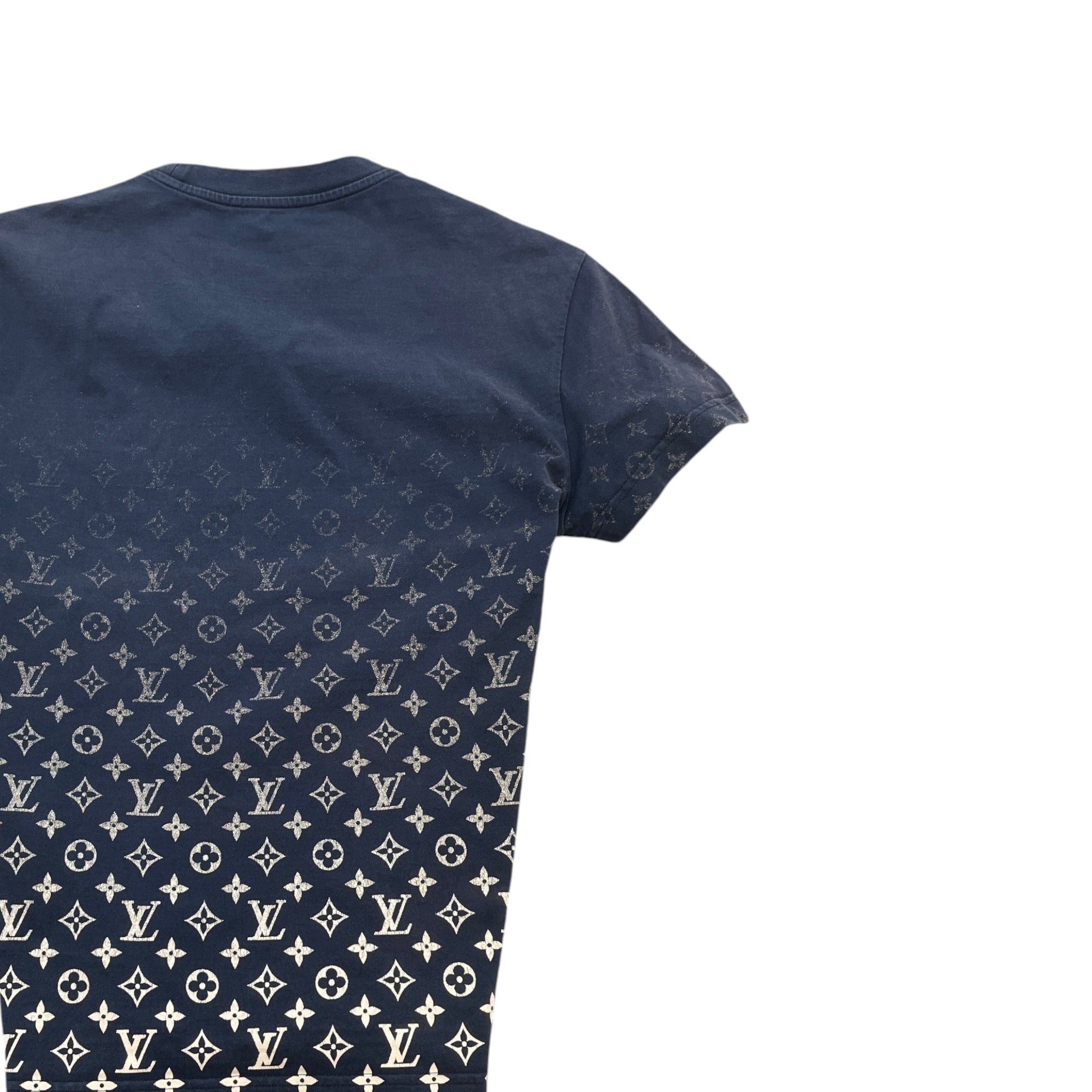 Men's Monogram Gradient T-Shirt Navy Size XS
