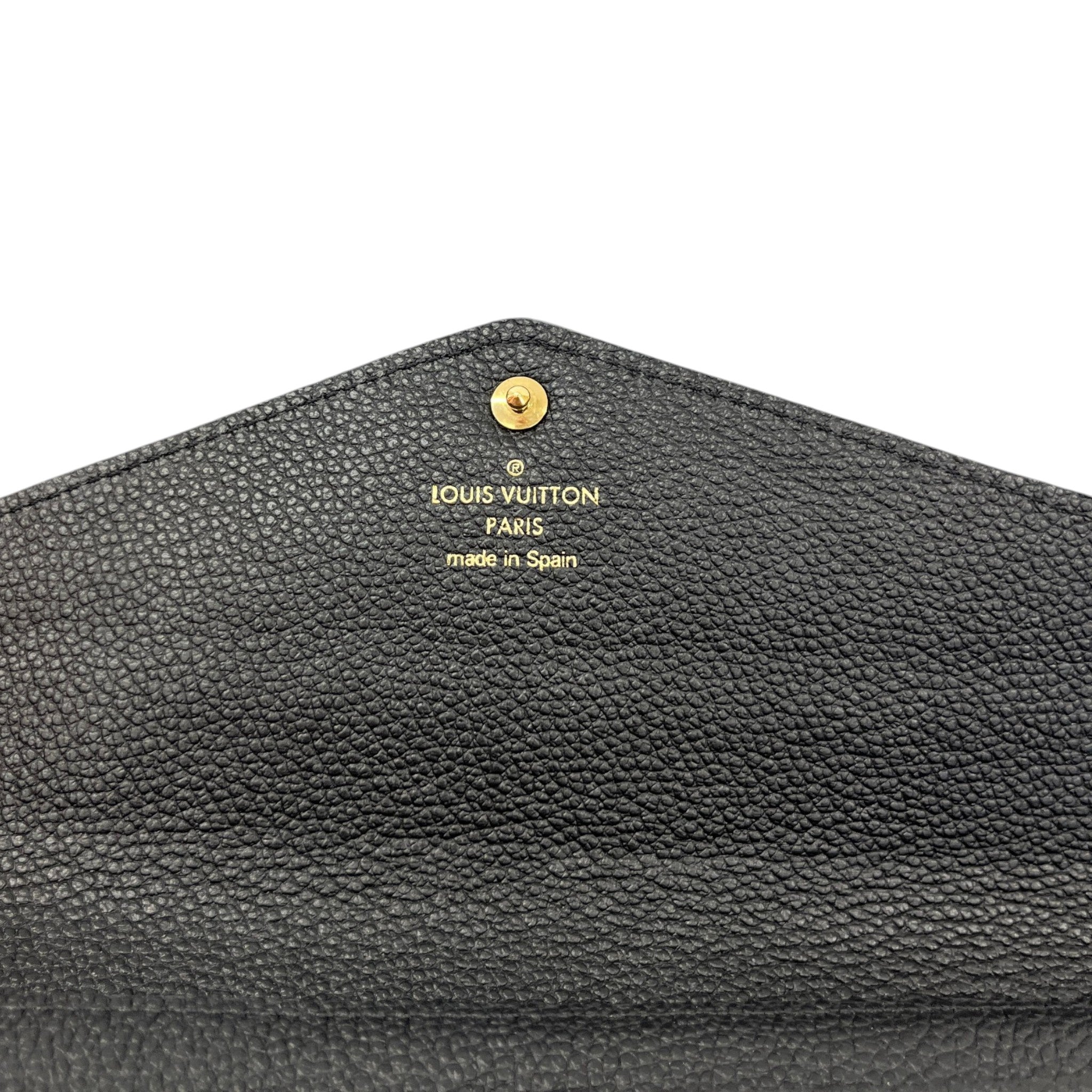 Women's Monogram Empreinte Sarah Wallet Black