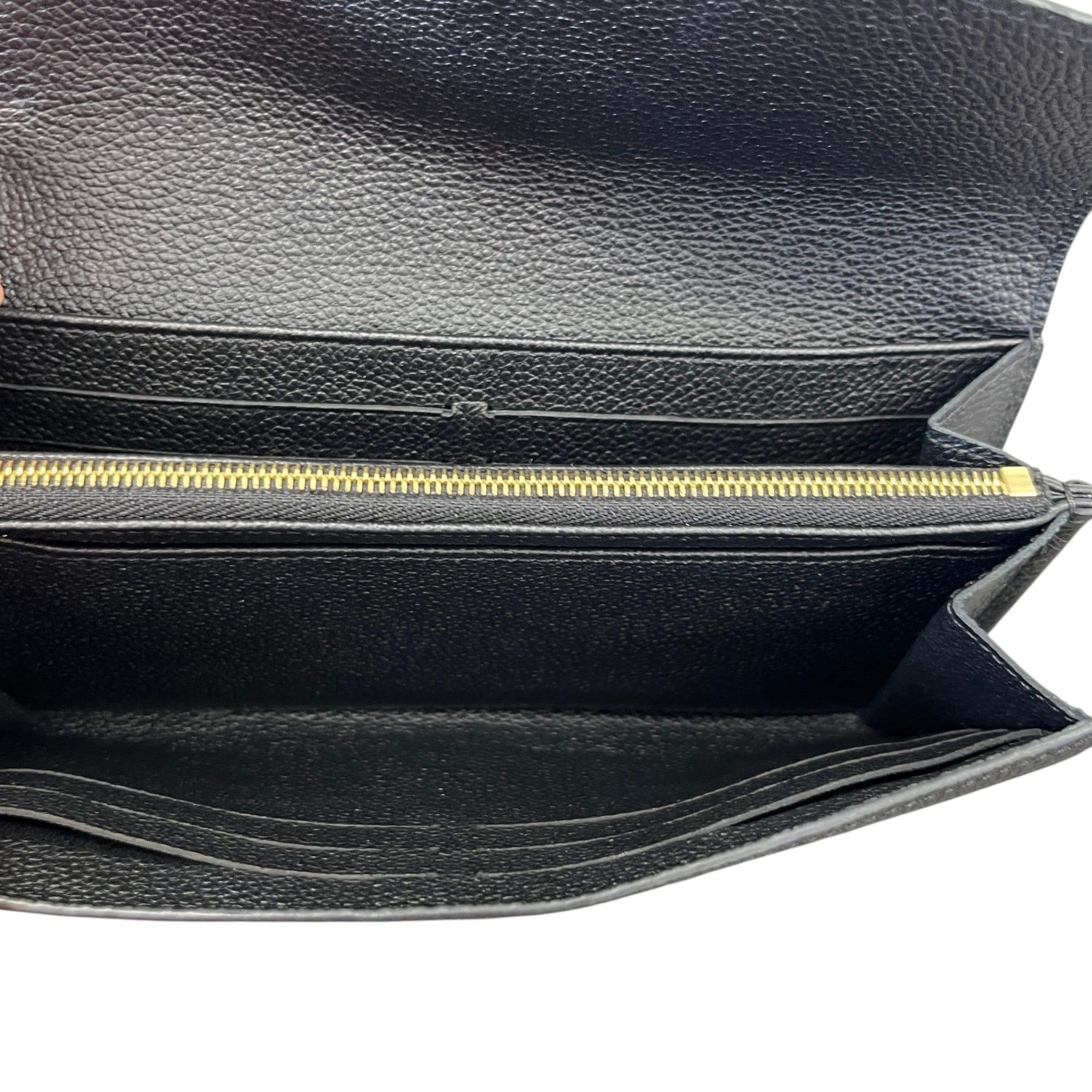 Women's Monogram Empreinte Sarah Wallet Black