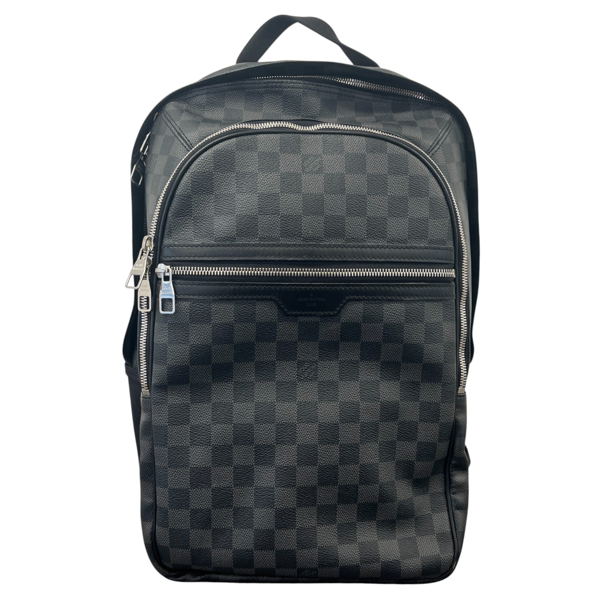 Men's Michael Damier Graphite Backpack Black
