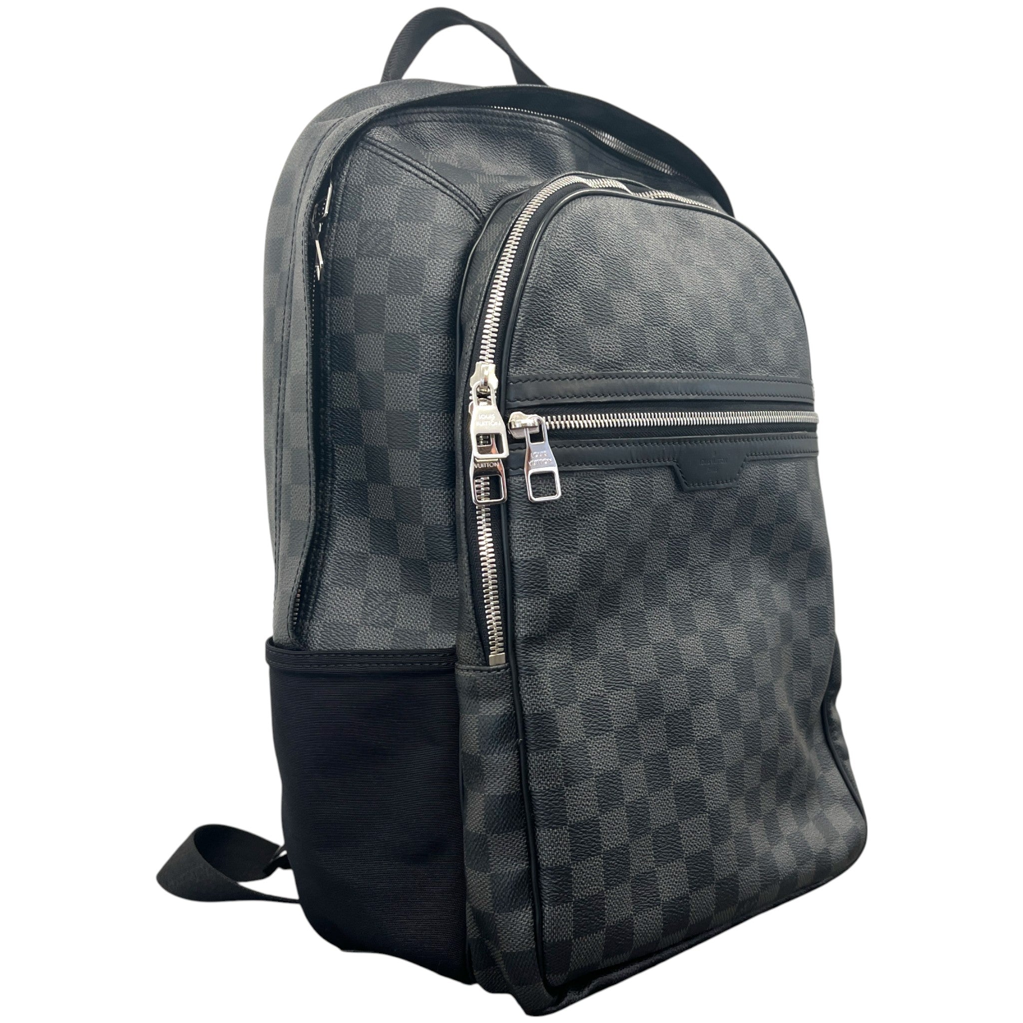 Men's Michael Damier Graphite Backpack Black