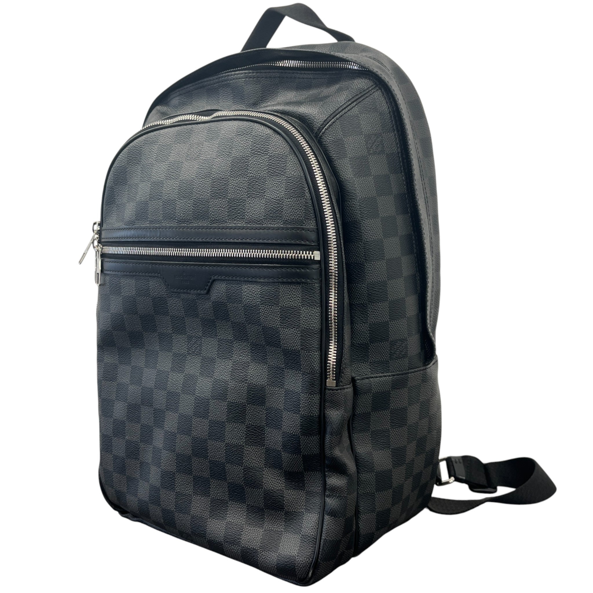 Men's Michael Damier Graphite Backpack Black