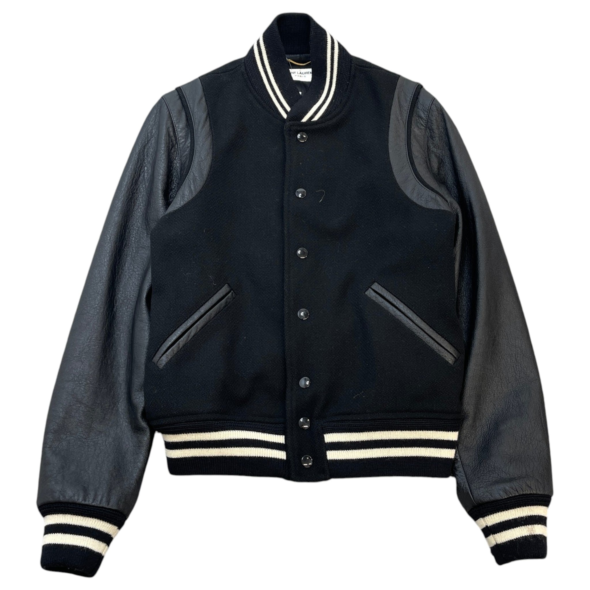 Men's Teddy Bomber Jacket Black Size XXS
