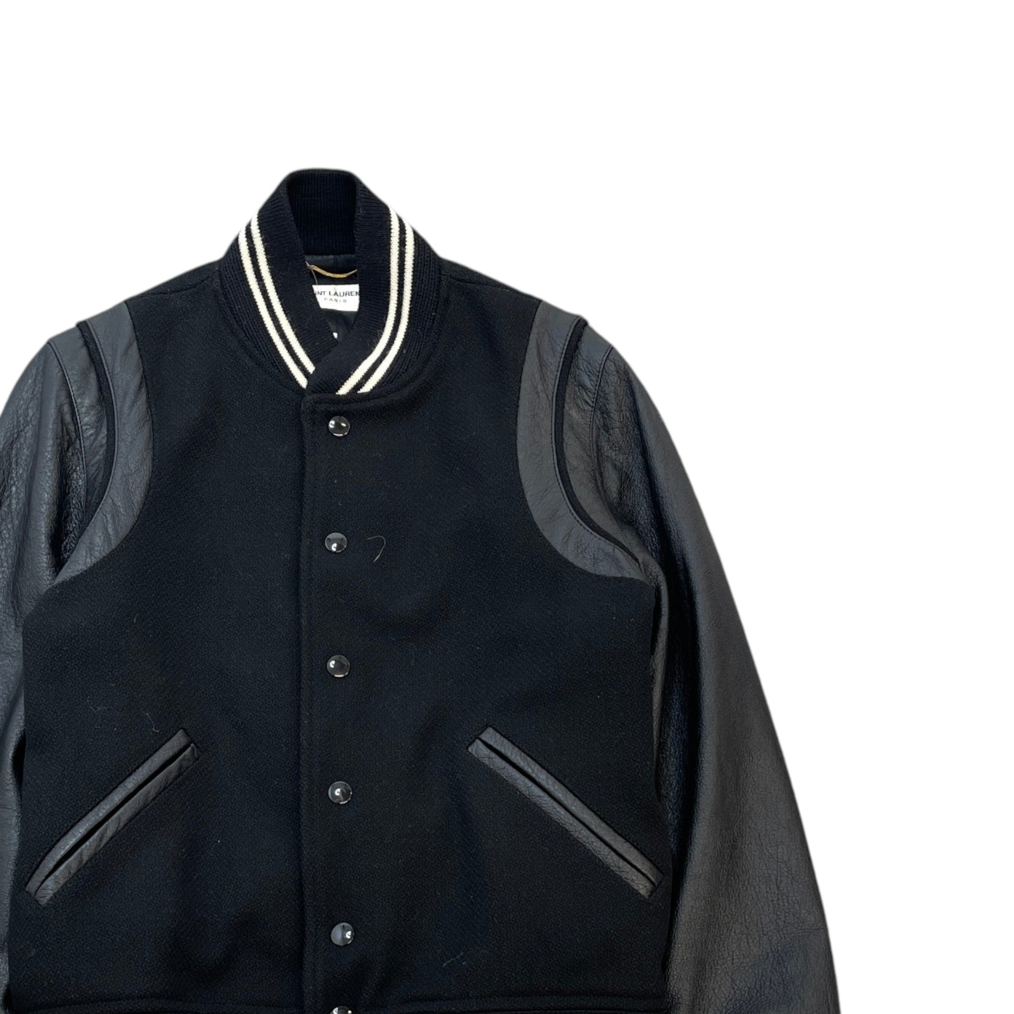 Men's Teddy Bomber Jacket Black Size XXS