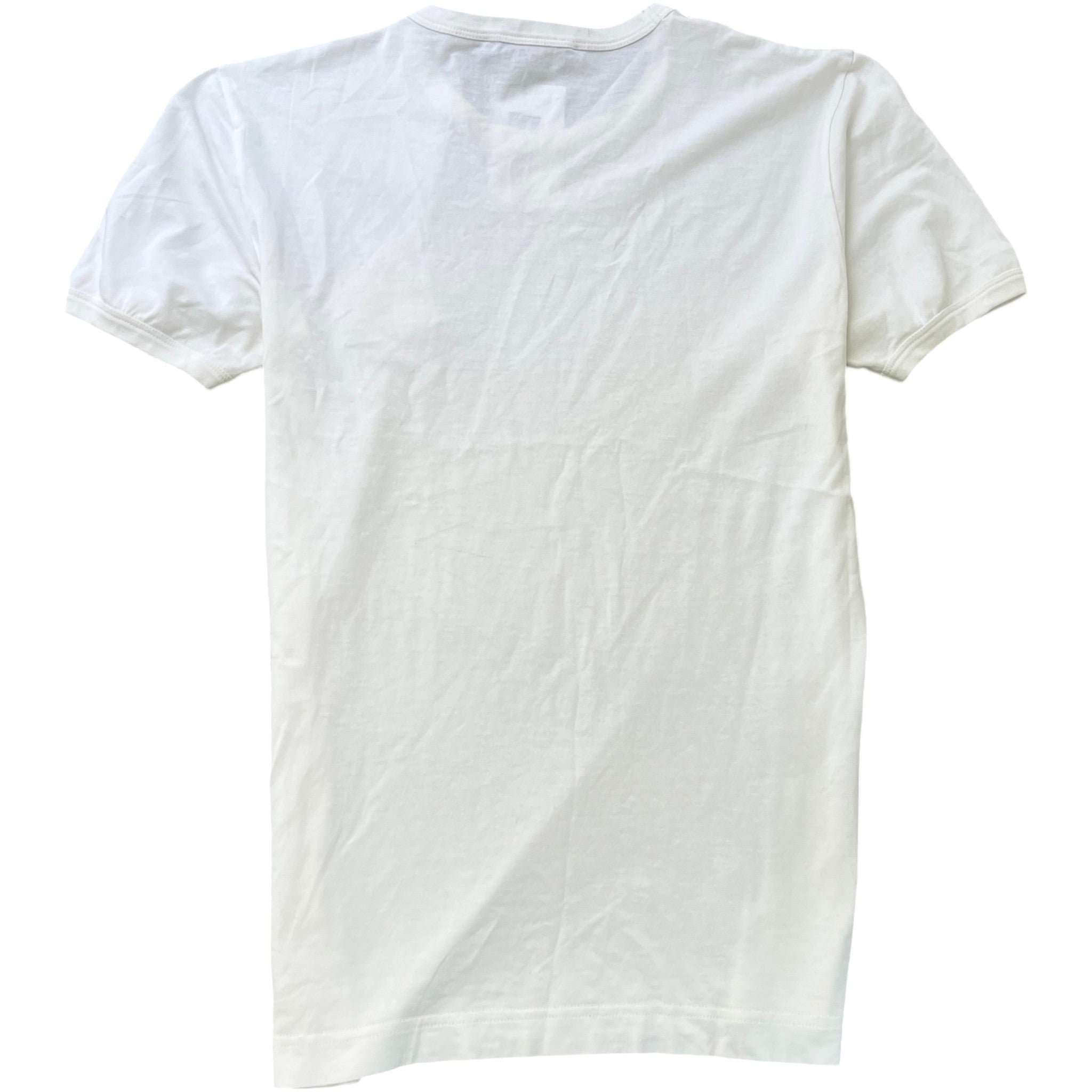Men's Plaque Logo T-Shirt White Size IT 46 / UK S