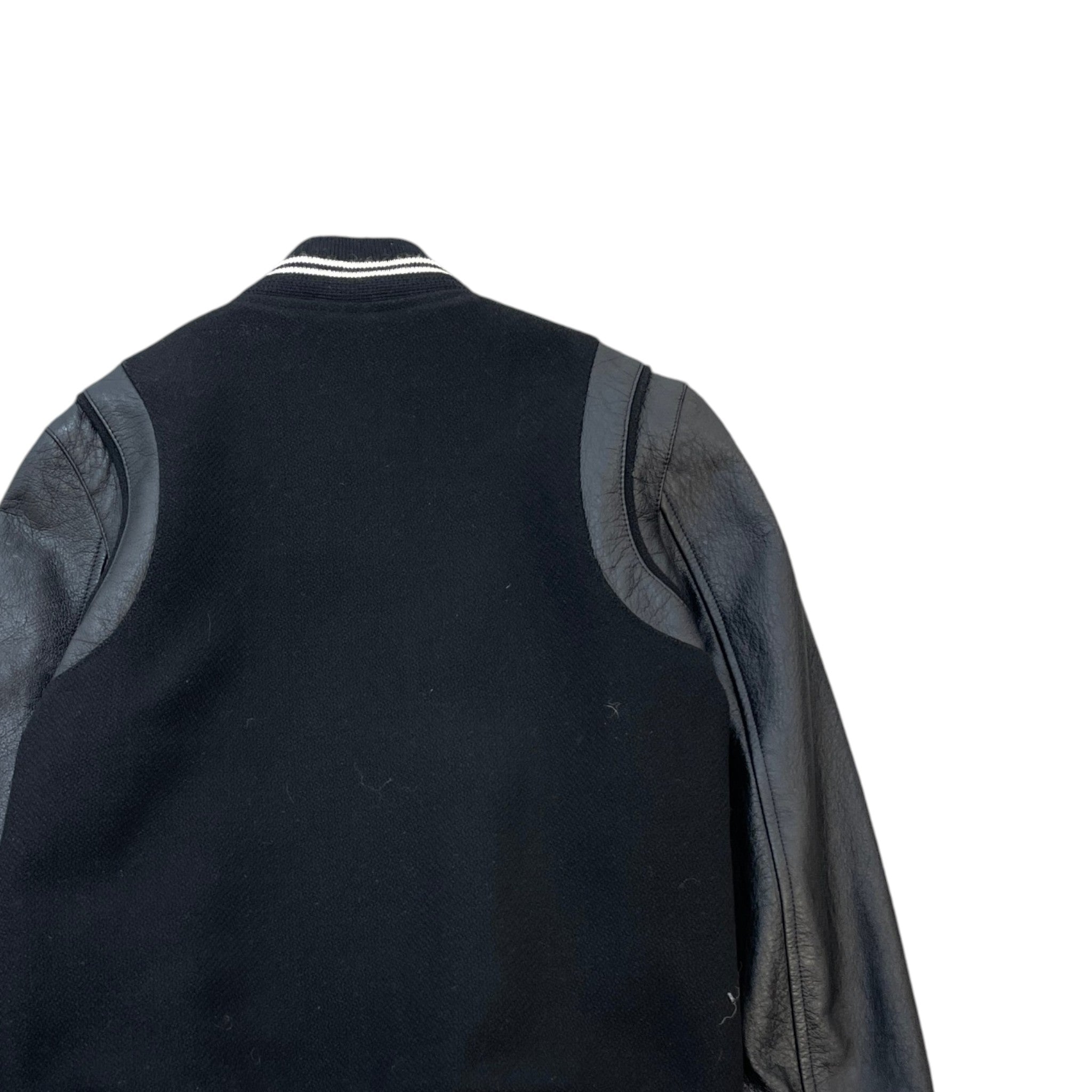 Men's Teddy Bomber Jacket Black Size XXS