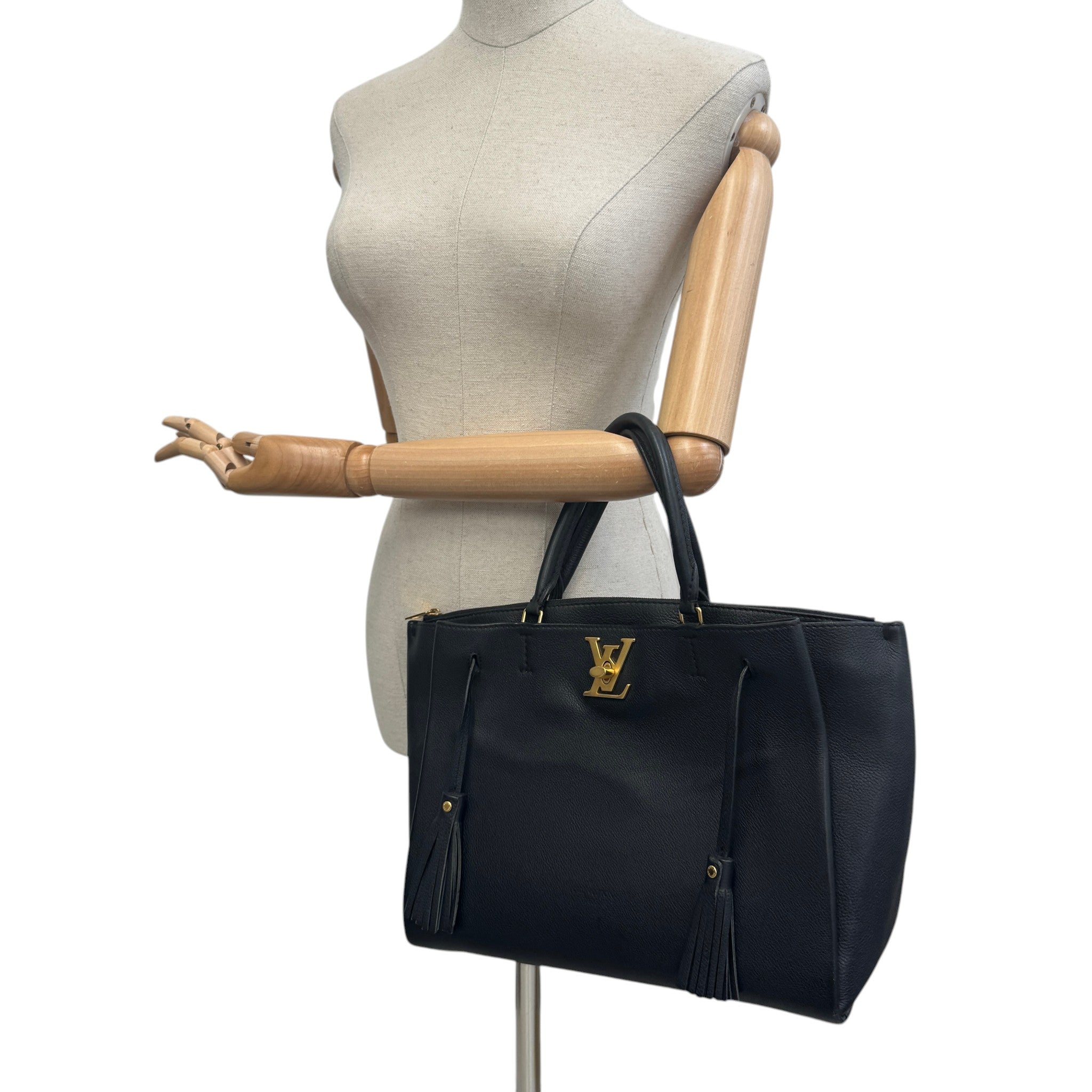 Women's Lockme Tote Bag Black