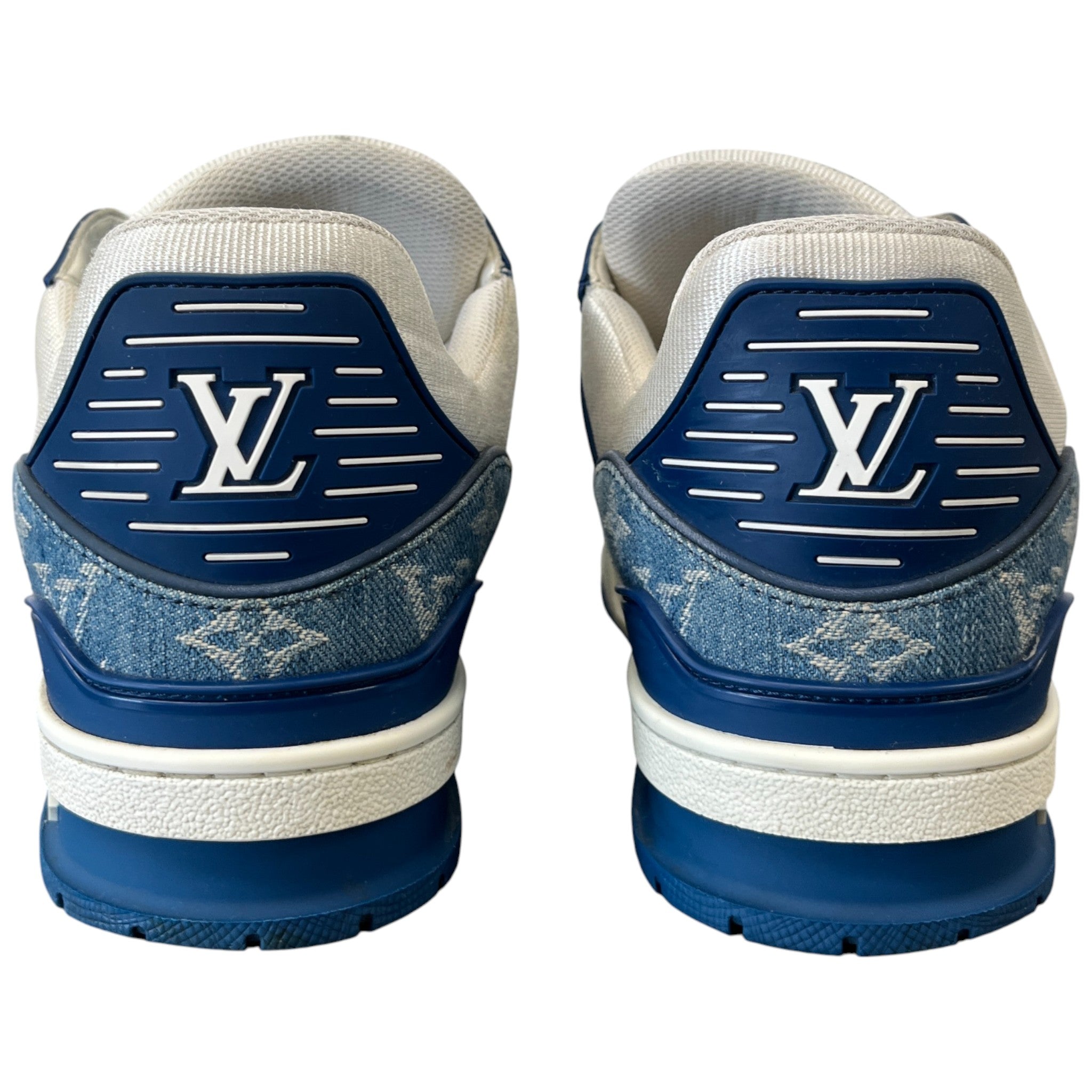 Men's Lv Denim Low Trainers Blue Size EU 41 / UK 7