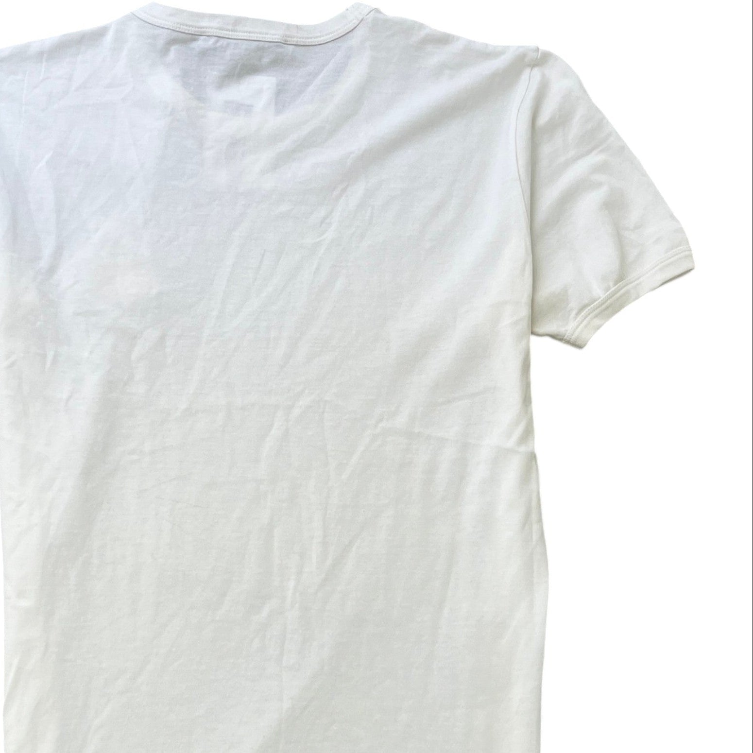 Men's Plaque Logo T-Shirt White Size IT 46 / UK S