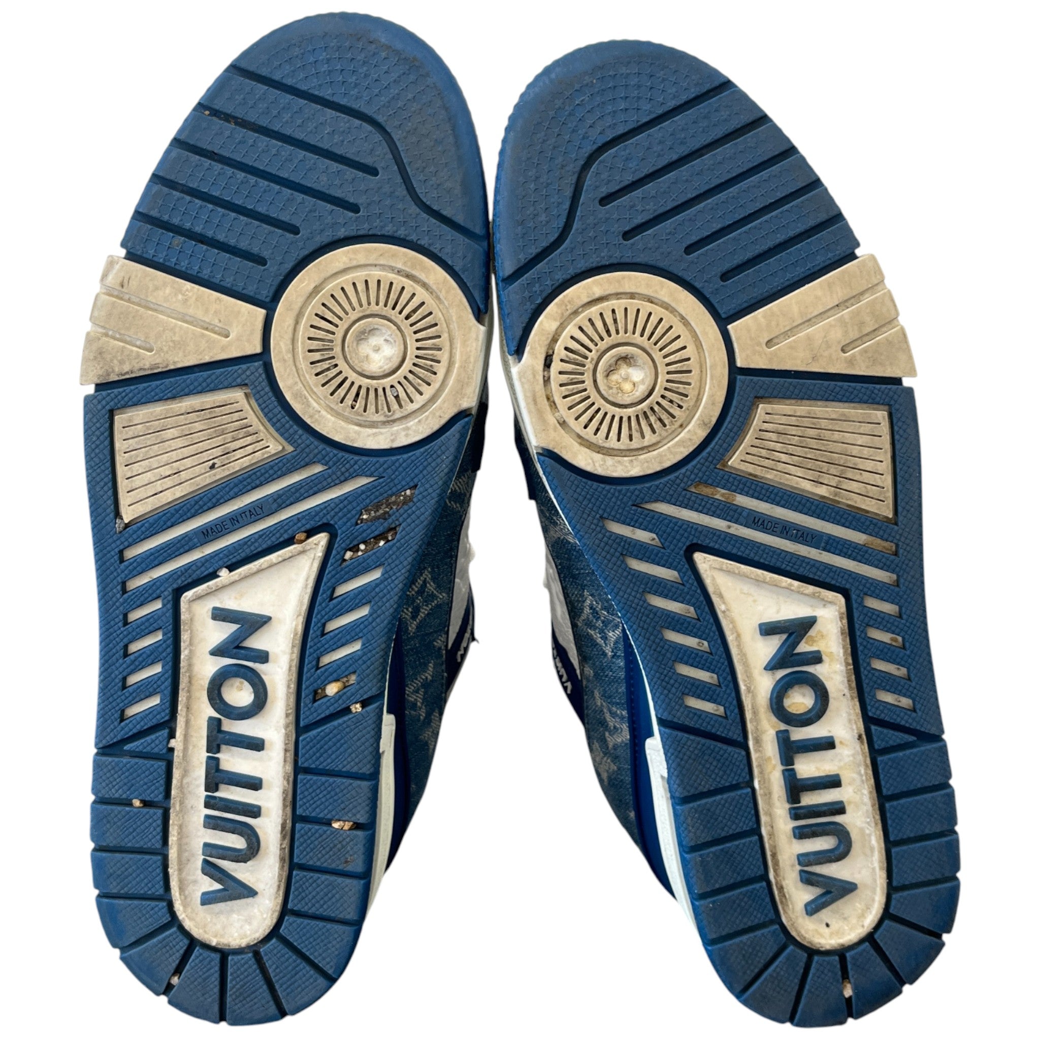 Men's Lv Denim Low Trainers Blue Size EU 41 / UK 7