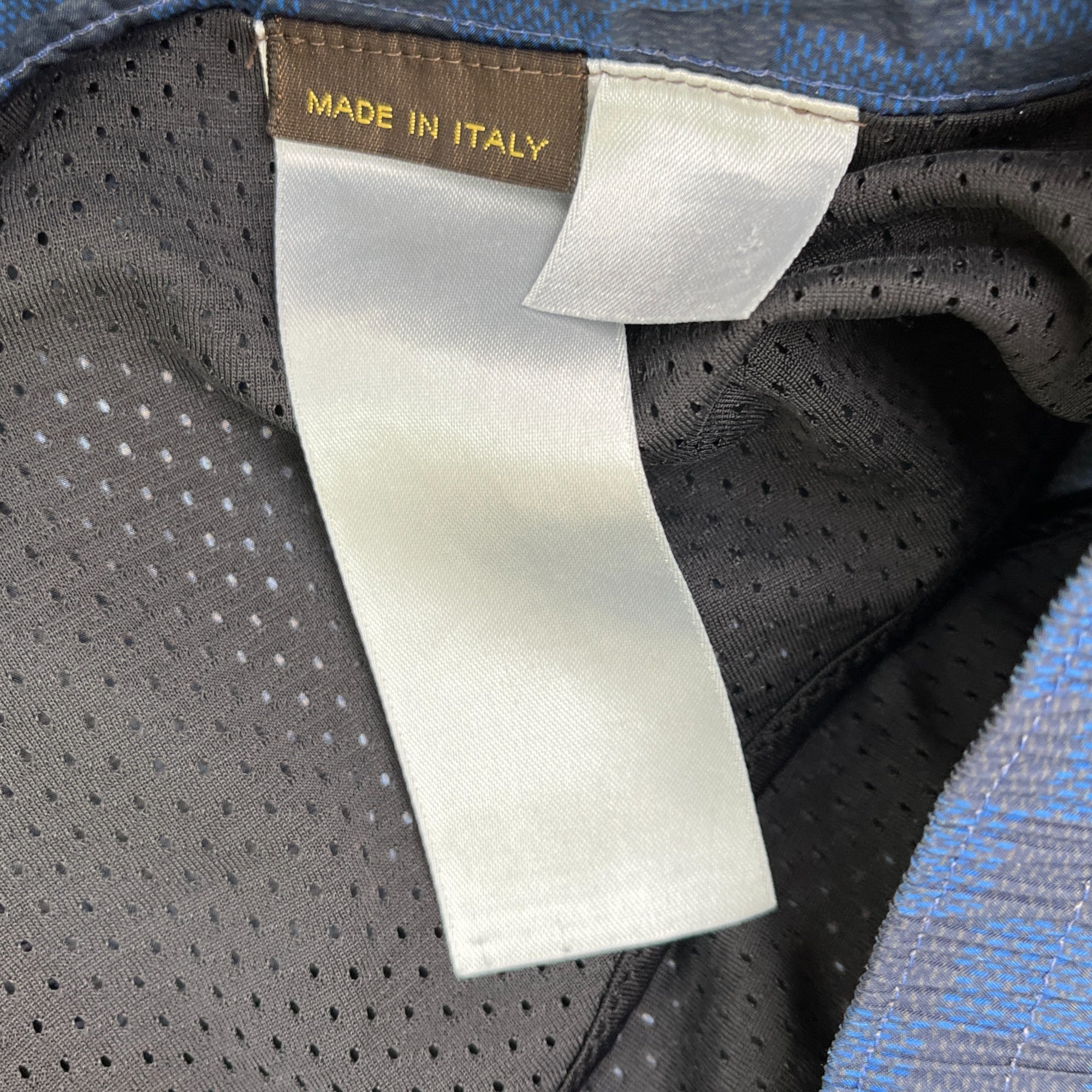 Men's Damier Swim Shorts Blue Size L