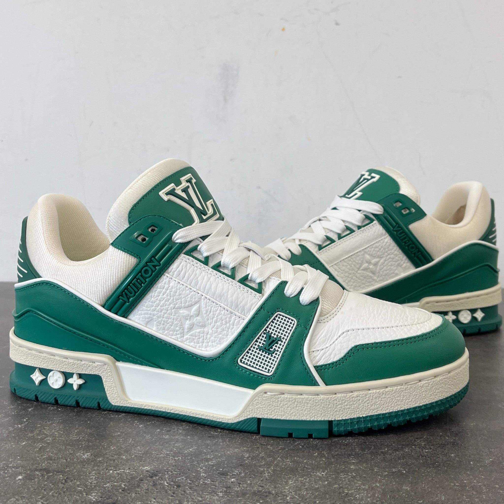 Men's Lv Low Trainers Green Size EU 40.5 / UK 6.5
