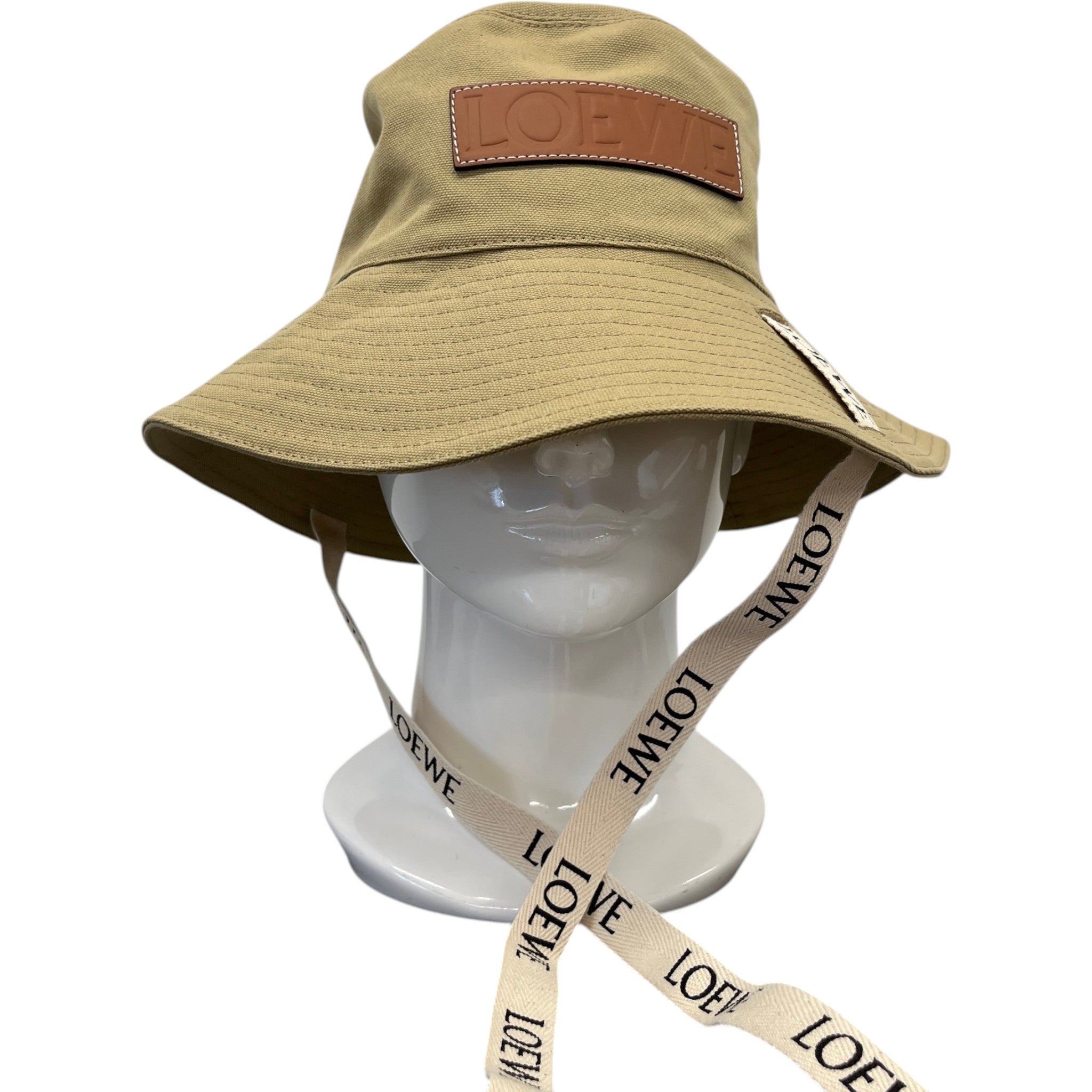 Women's Fisherman Bucket Hat Beige Size M