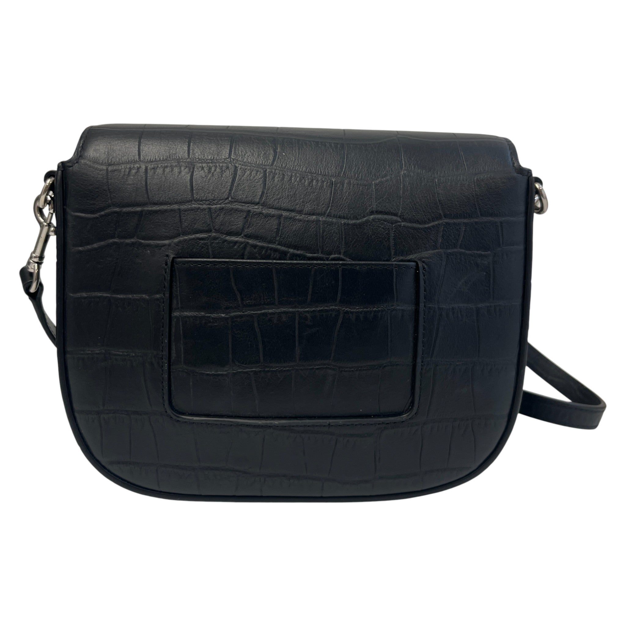 Men's Small Darley Croc Bag Black