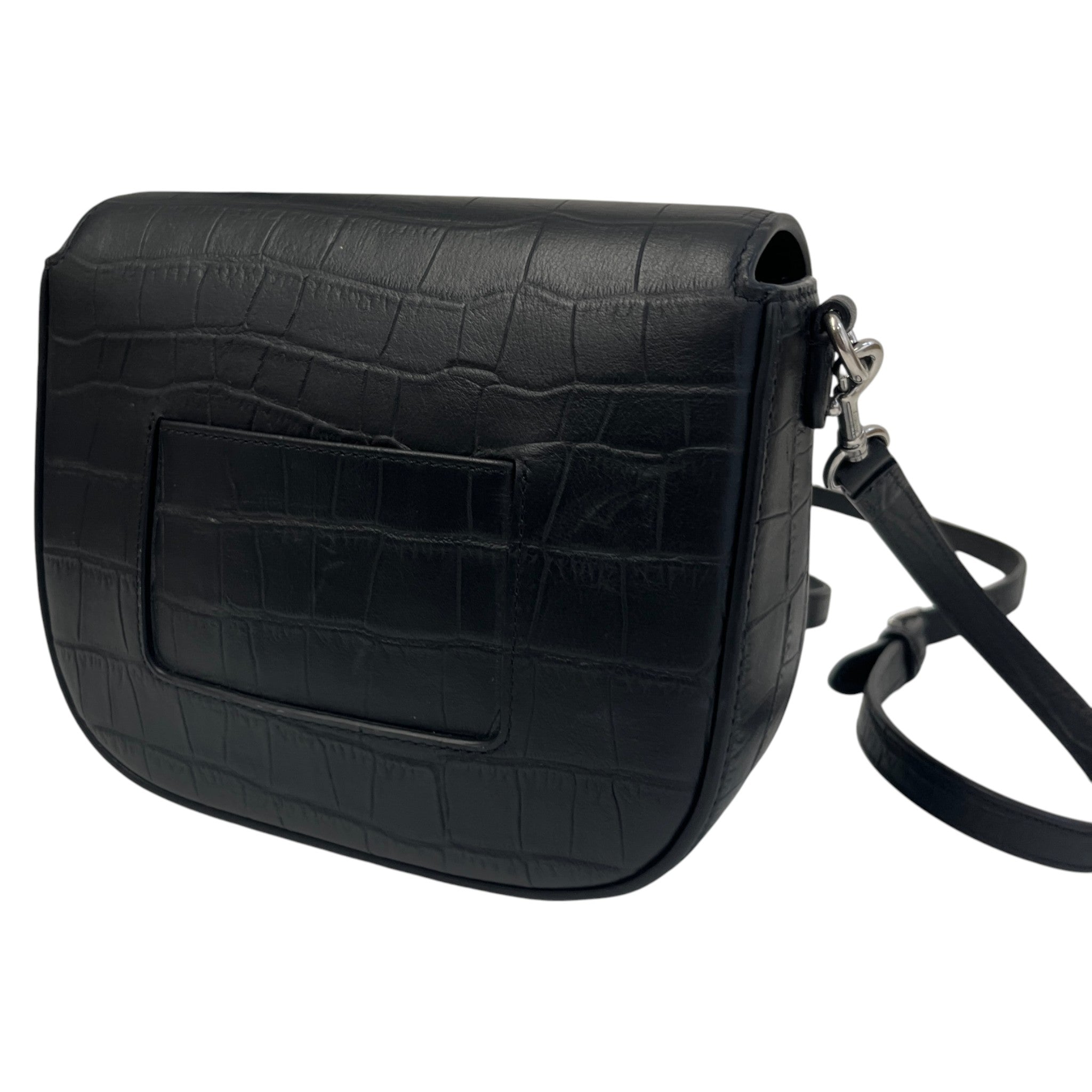 Men's Small Darley Croc Bag Black