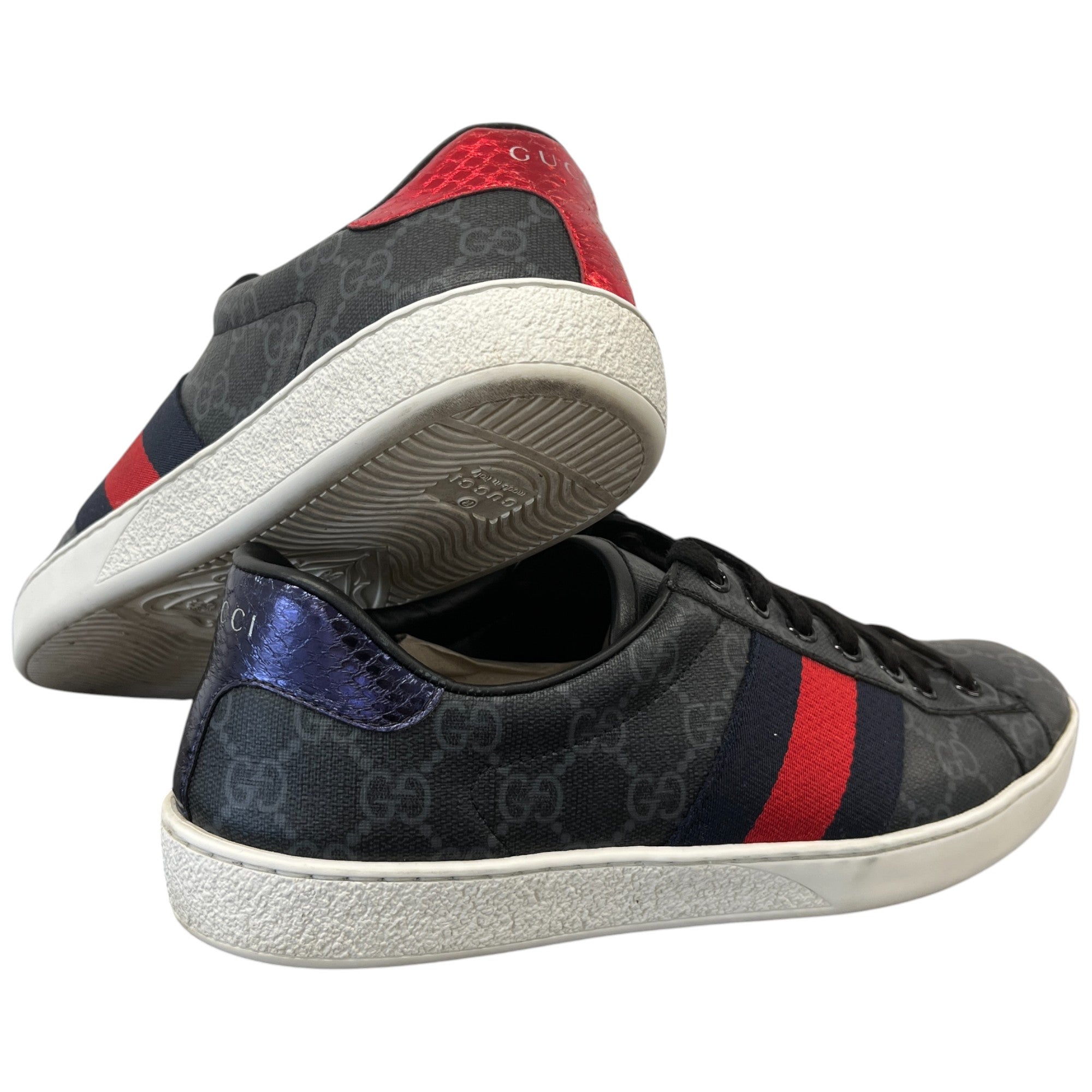 Men's Gg Supreme Low Trainers Black Size EU 40 / UK 6