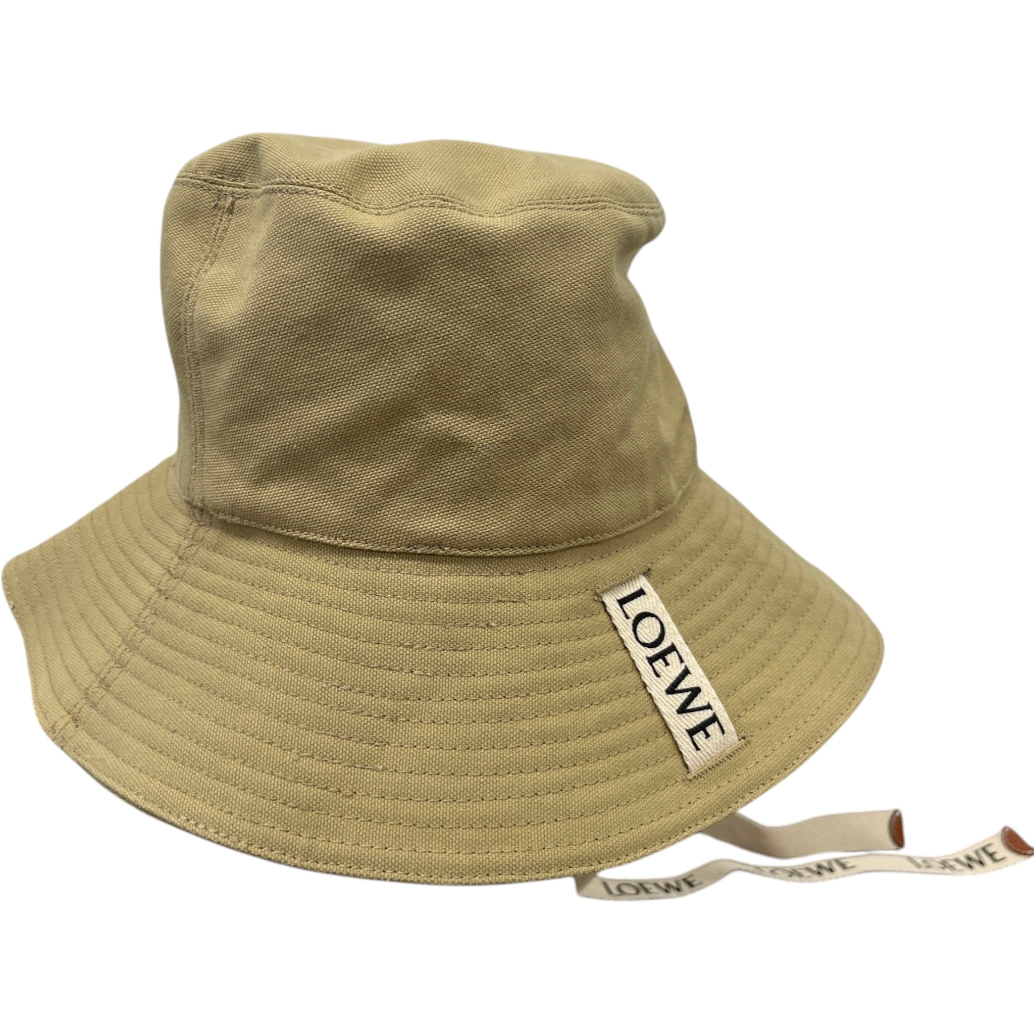 Women's Fisherman Bucket Hat Beige Size M