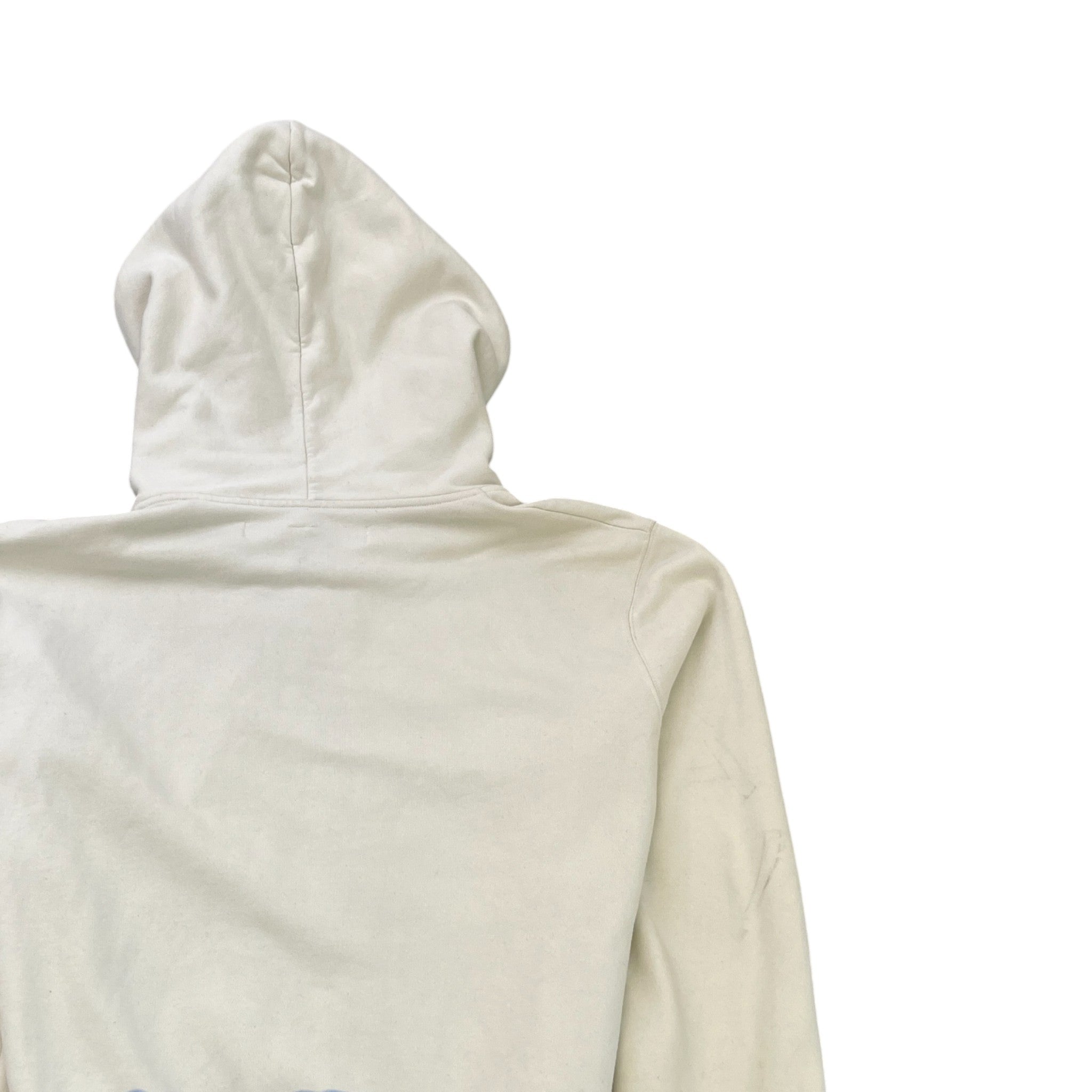 Men's Logo Print Hoodie White Size XXL