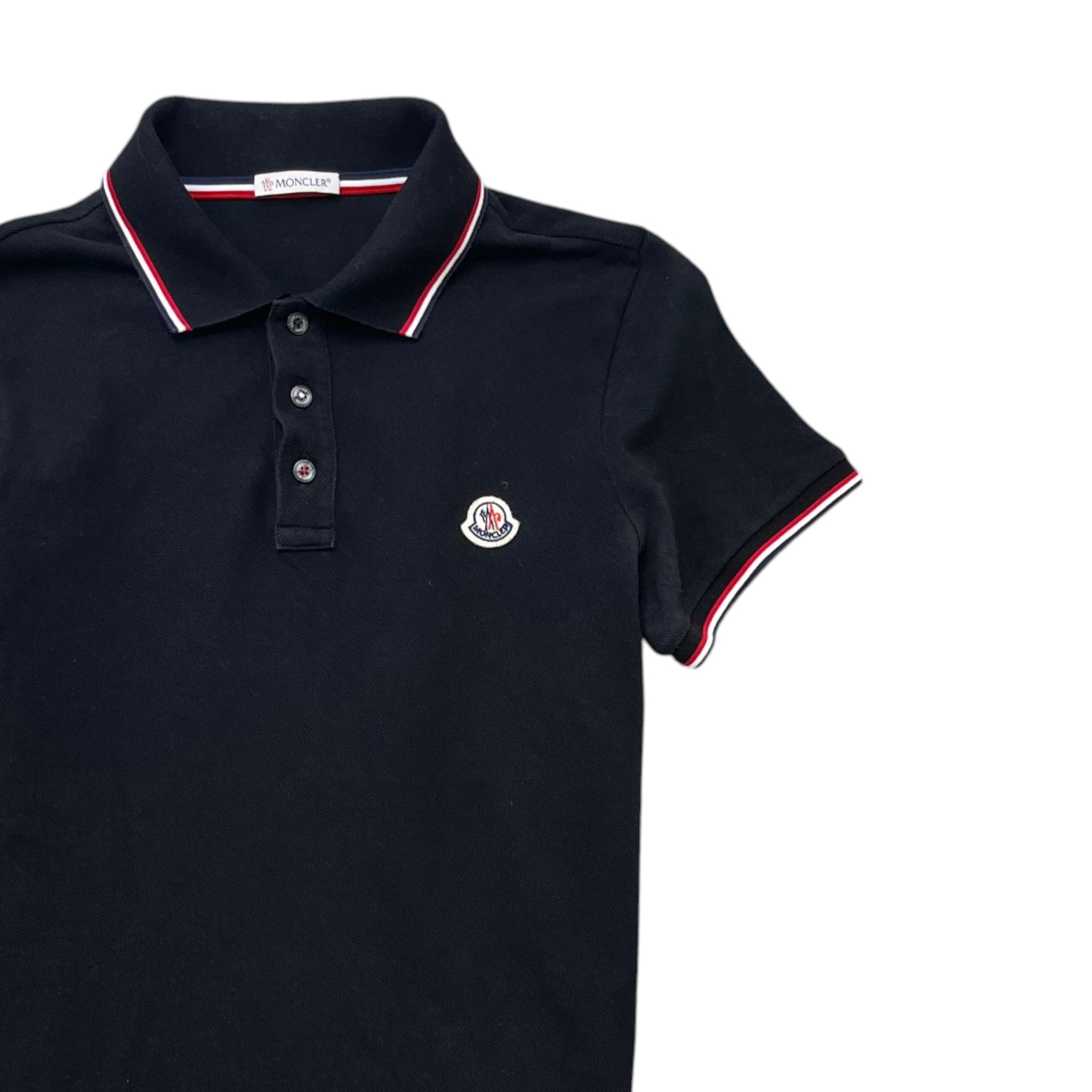 Men's Maglia Polo Shirt Navy Size L