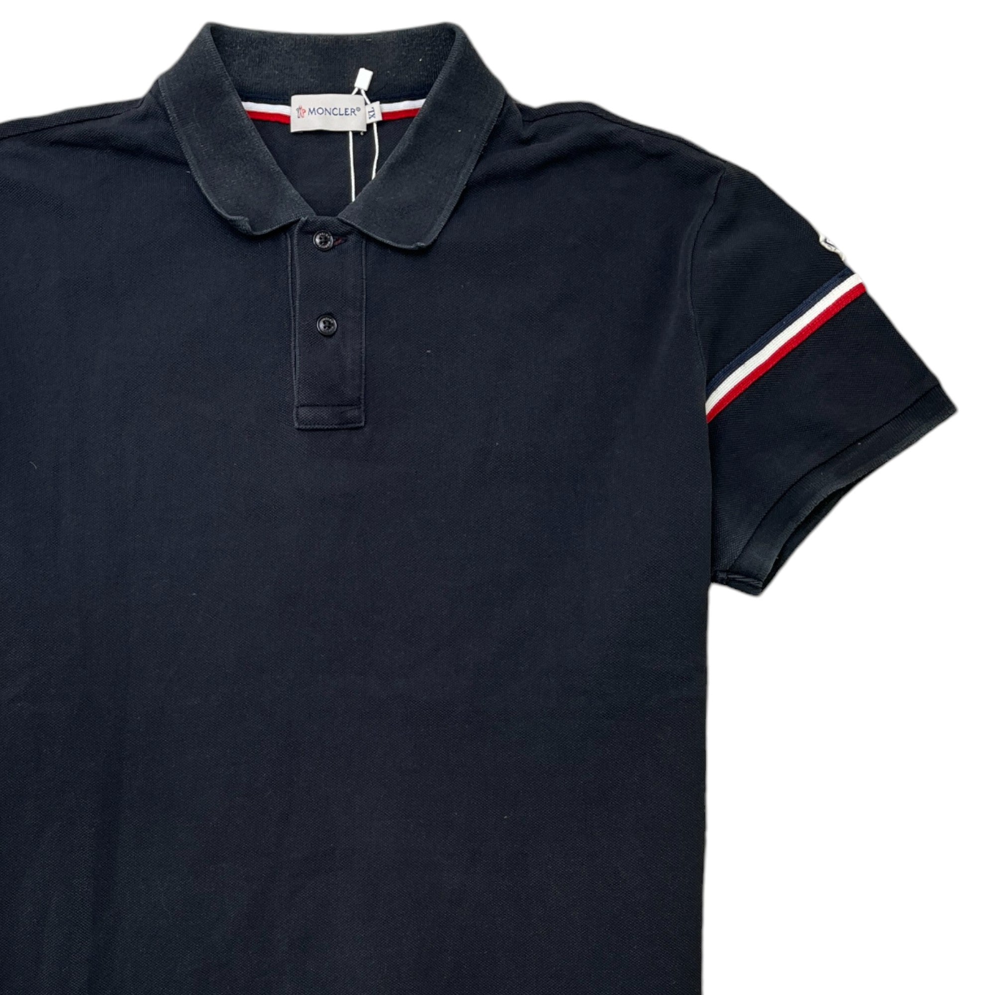 Men's Maglia Polo Shirt Black Size XL